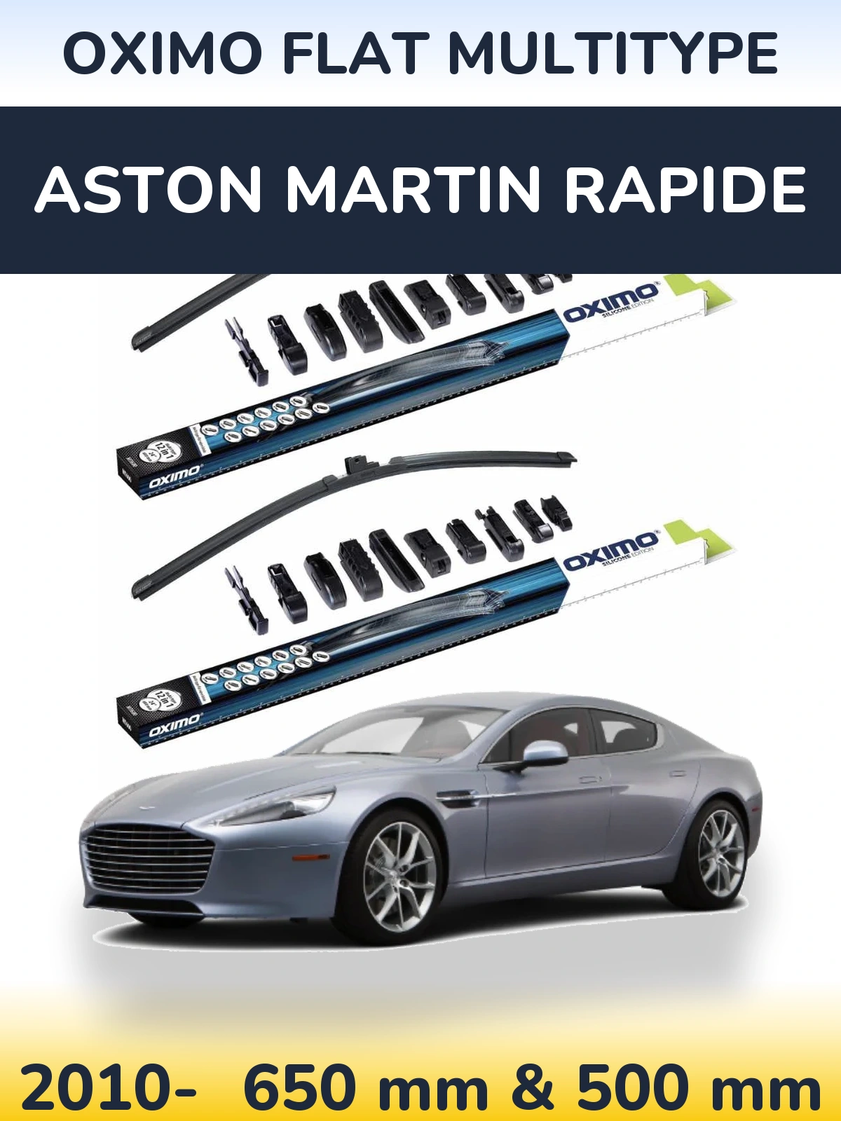 Ștergătoare Oximo Flat MultiTipe pentru Aston Martin Rapide