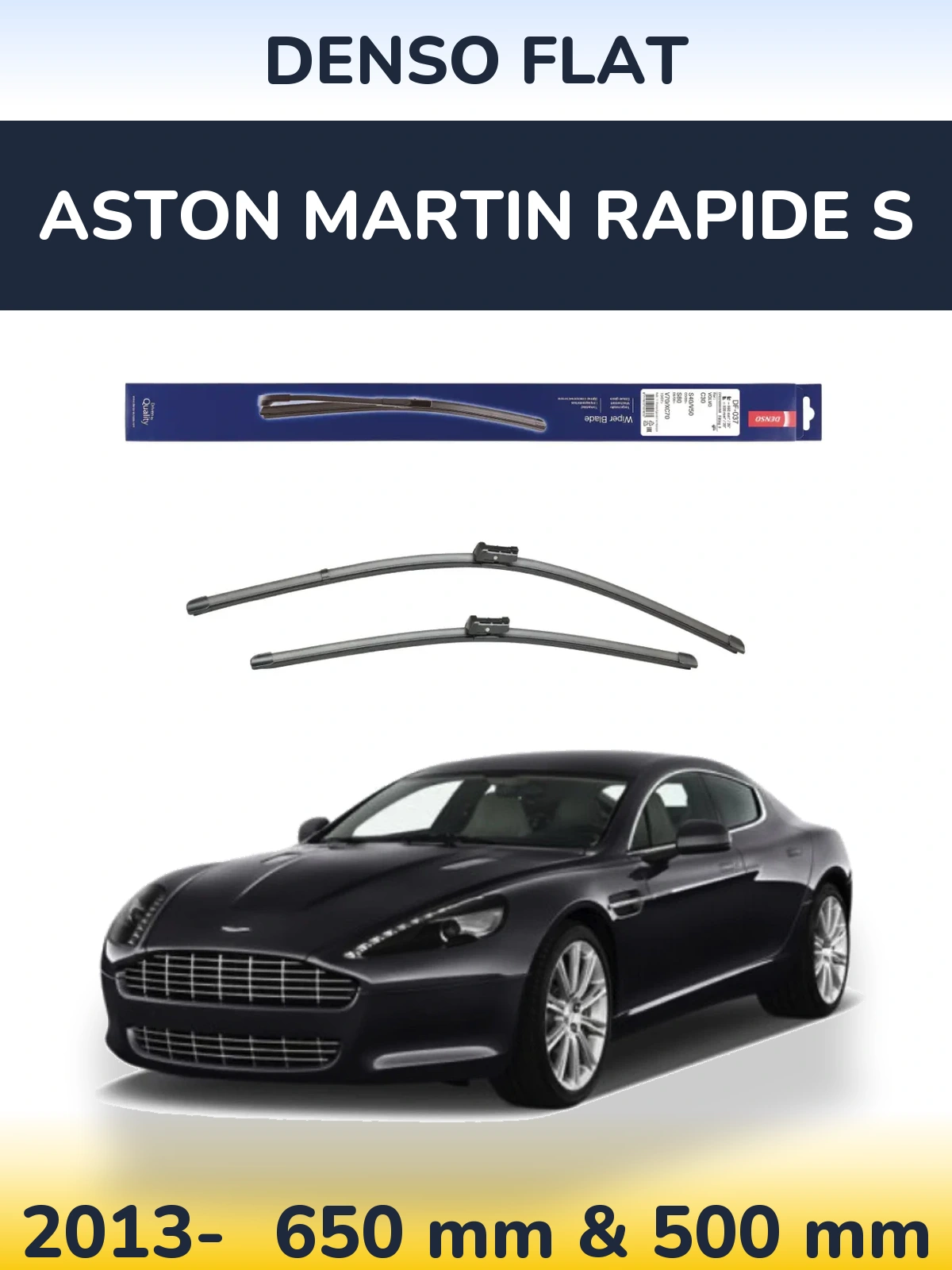 Ștergătoare Denso Flat pentru Aston Martin Rapide S