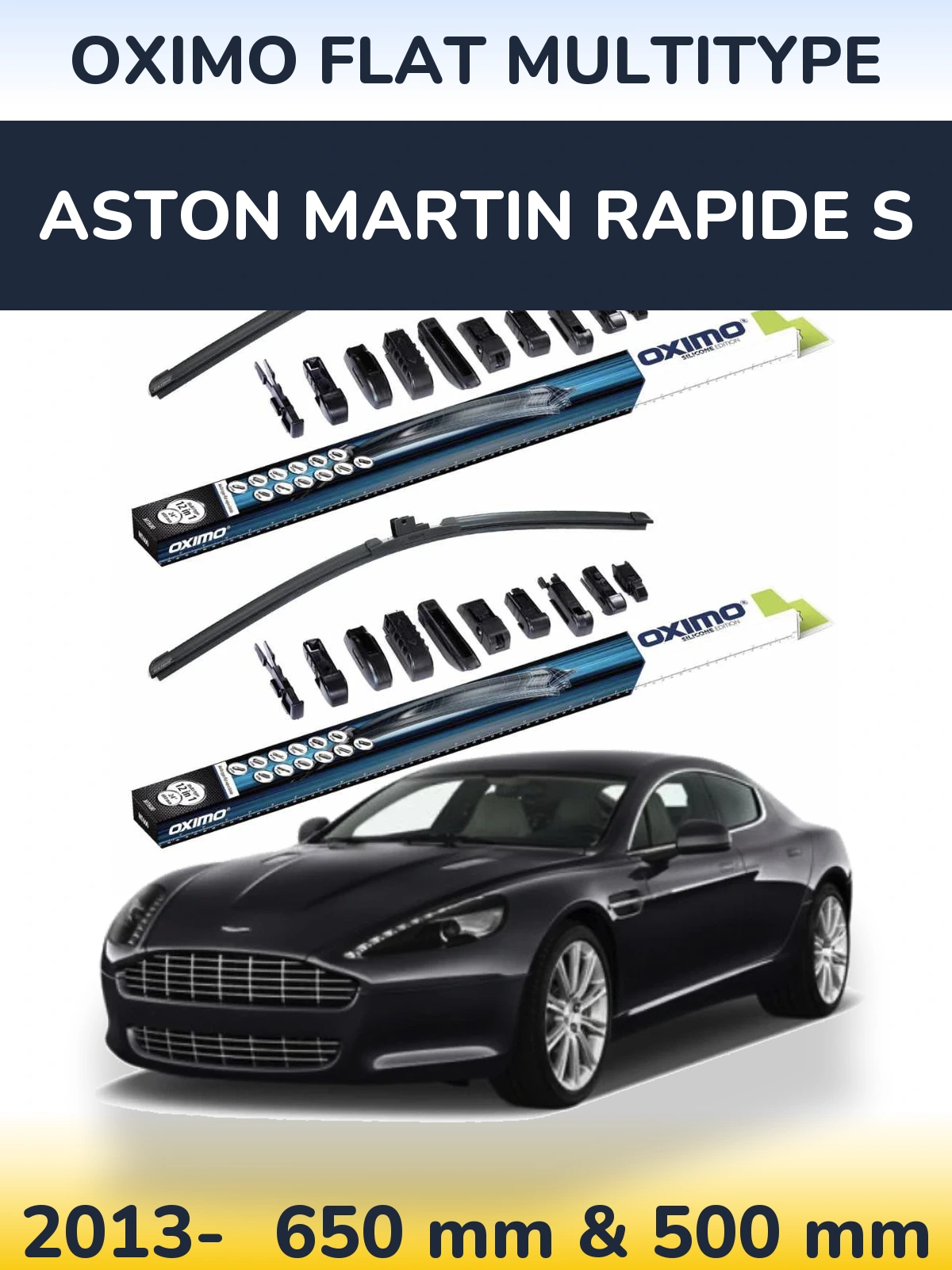 Ștergătoare Oximo Flat MultiTipe pentru Aston Martin Rapide S