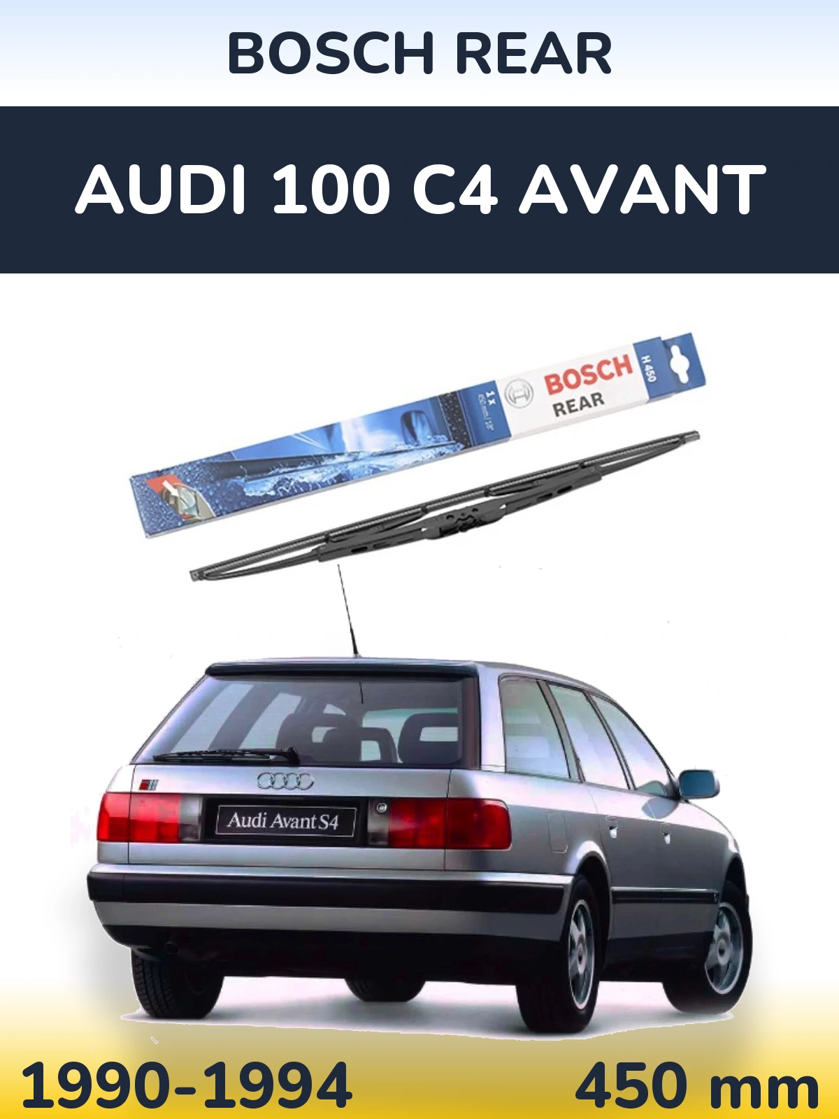 Ștergătoare BOSCH Rear pentru Audi 100 C4 Avant