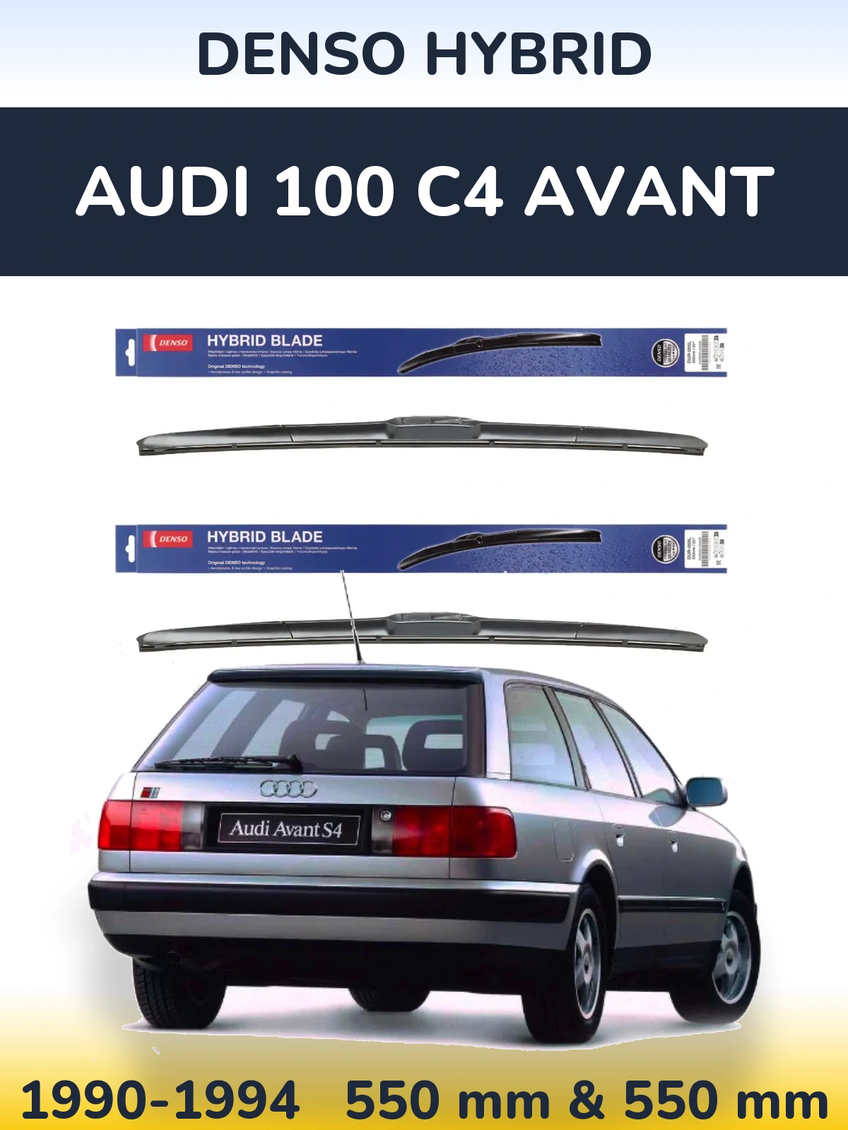 Ștergătoare Denso Hybrid pentru Audi 100 C4 Avant