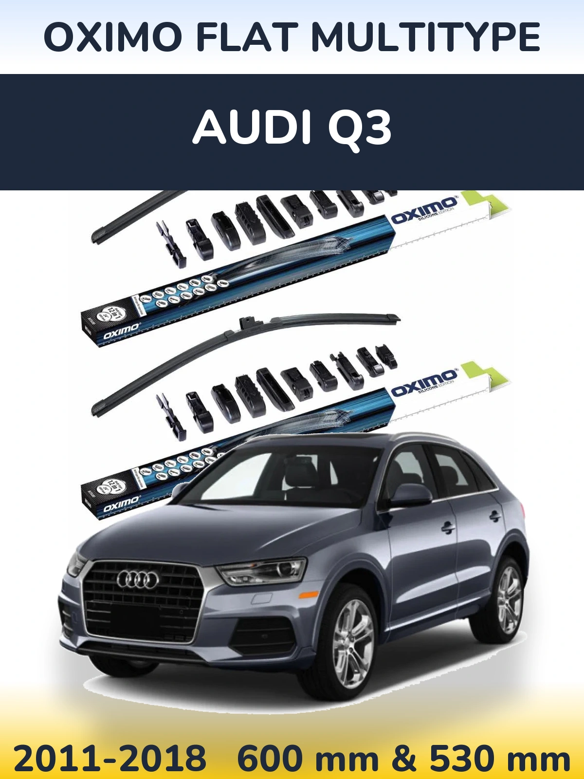 Ștergătoare Oximo Flat MultiTipe pentru Audi Q3