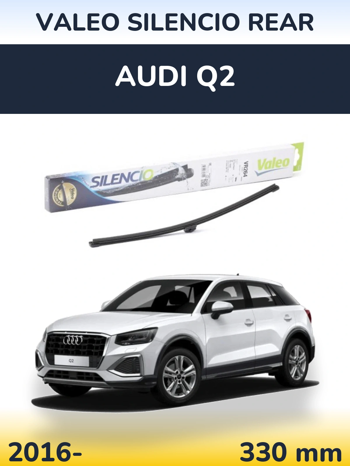 Ștergătoare Valeo Silencio Rear pentru Audi Q2