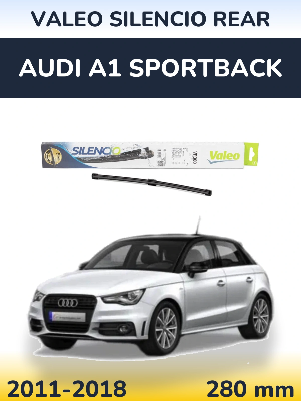 Ștergătoare Valeo Silencio Rear pentru Audi A1 Sportback