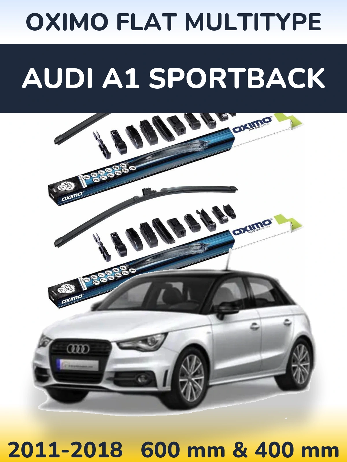 Ștergătoare Oximo Flat MultiTipe pentru Audi A1 Sportback