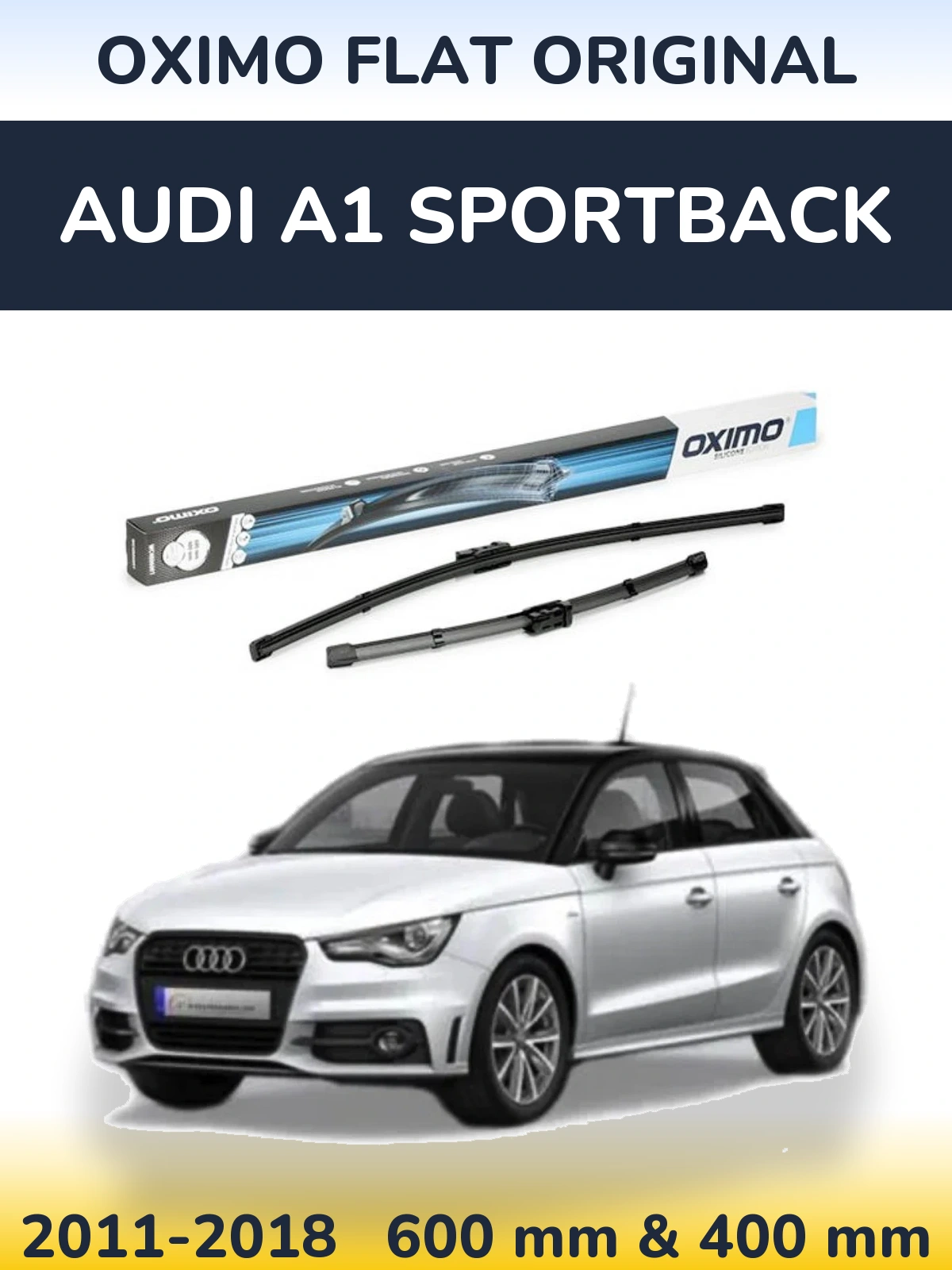 Ștergătoare Oximo Flat Original pentru Audi A1 Sportback