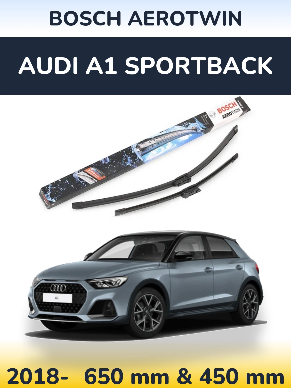Ștergătoare BOSCH AeroTwin pentru Audi A1 Sportback