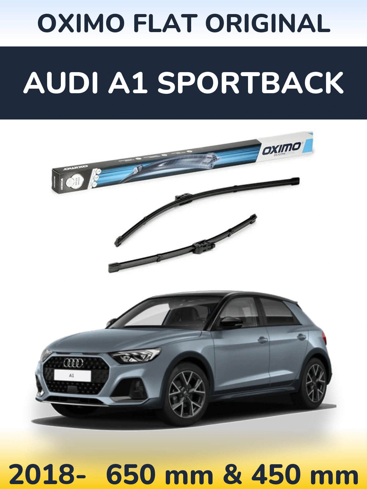 Ștergătoare Oximo Flat Original pentru Audi A1 Sportback