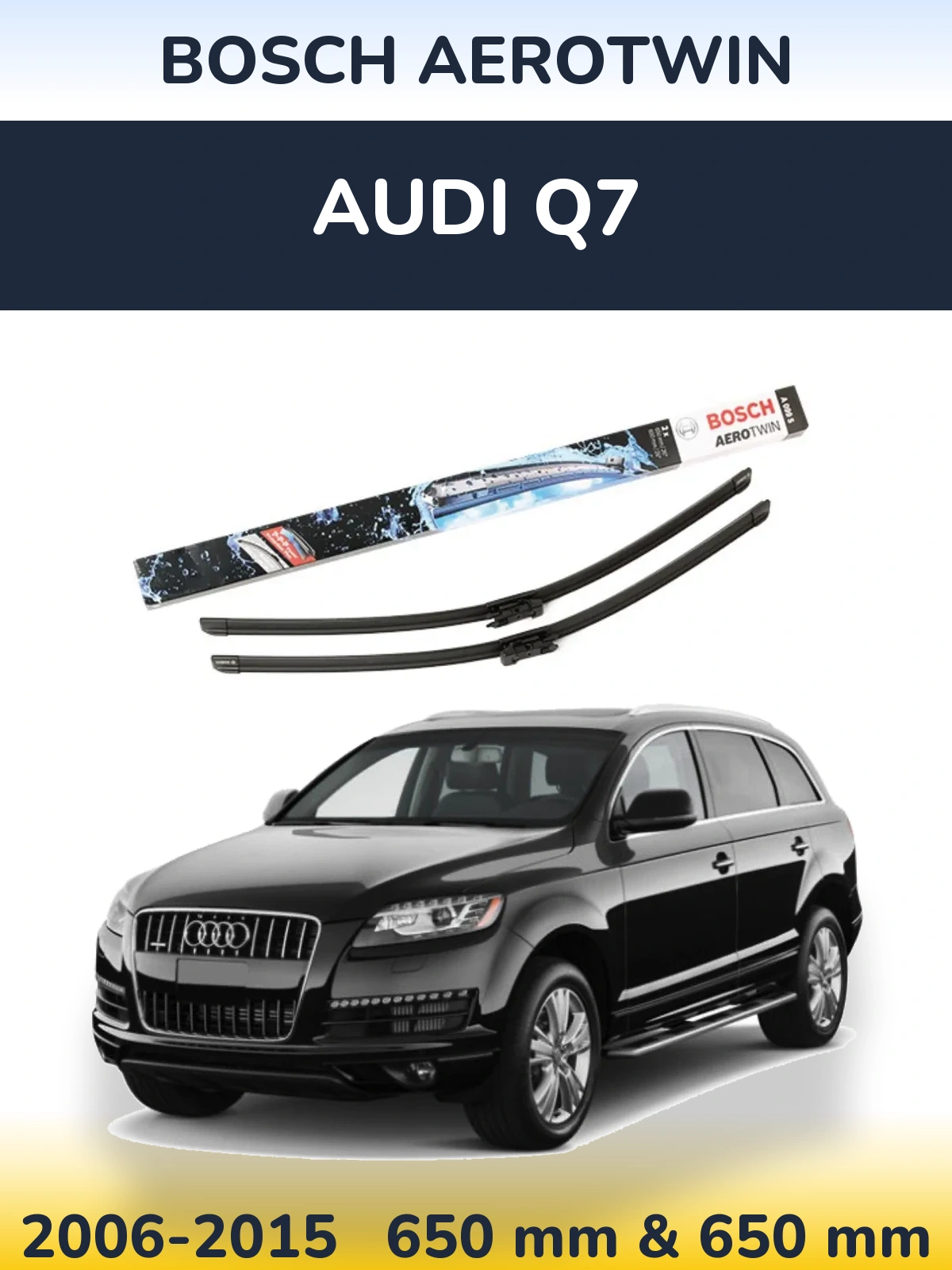 Ștergătoare BOSCH AeroTwin pentru Audi Q7