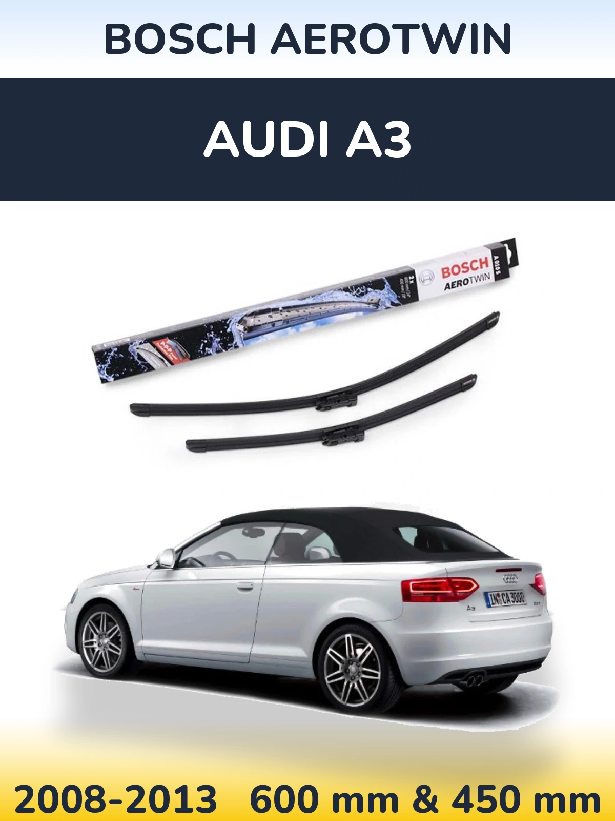 Ștergătoare BOSCH AeroTwin pentru Audi A3