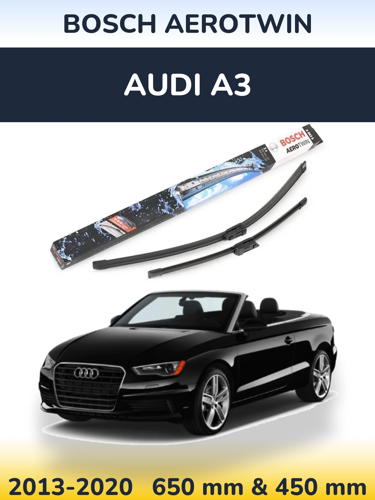 Ștergătoare BOSCH AeroTwin pentru Audi A3