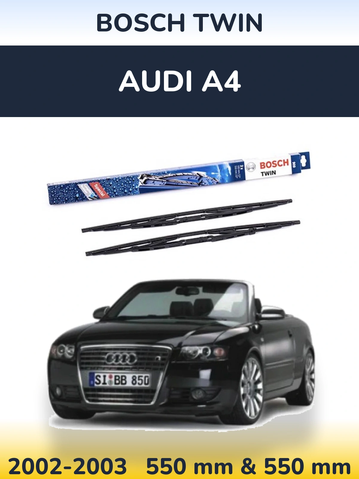 Ștergătoare BOSCH Twin pentru Audi A4