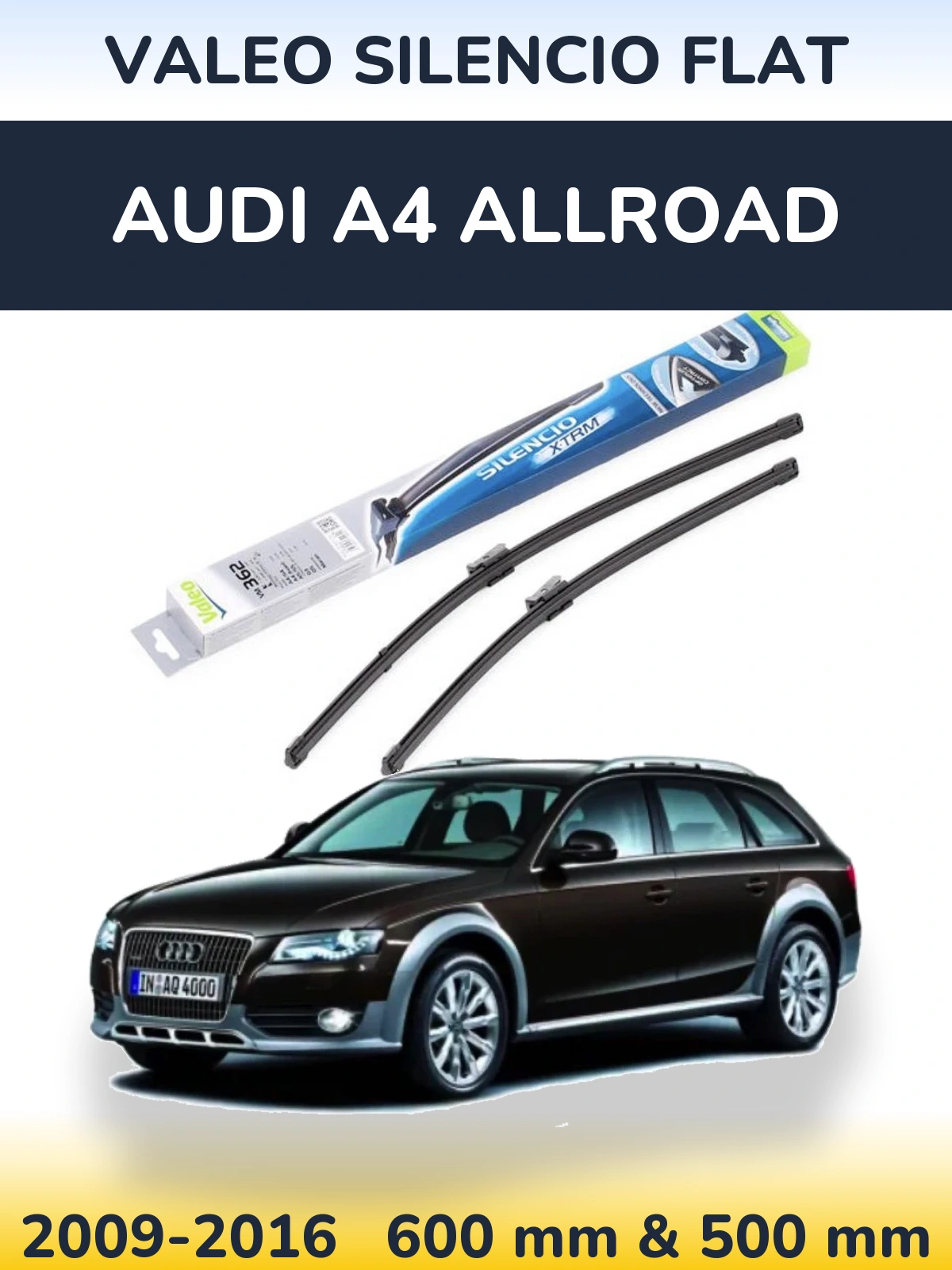 Ștergătoare Valeo Silencio Flat pentru Audi A4 Allroad