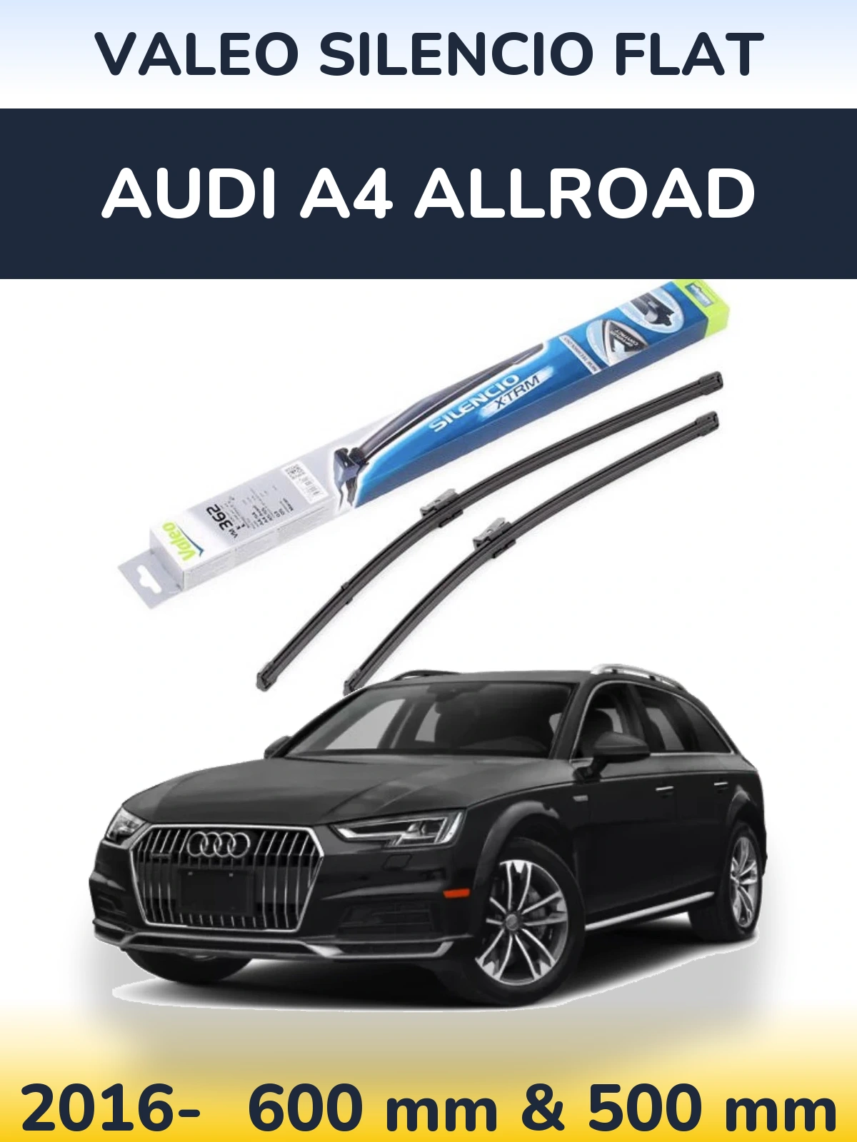 Ștergătoare Valeo Silencio Flat pentru Audi A4 Allroad