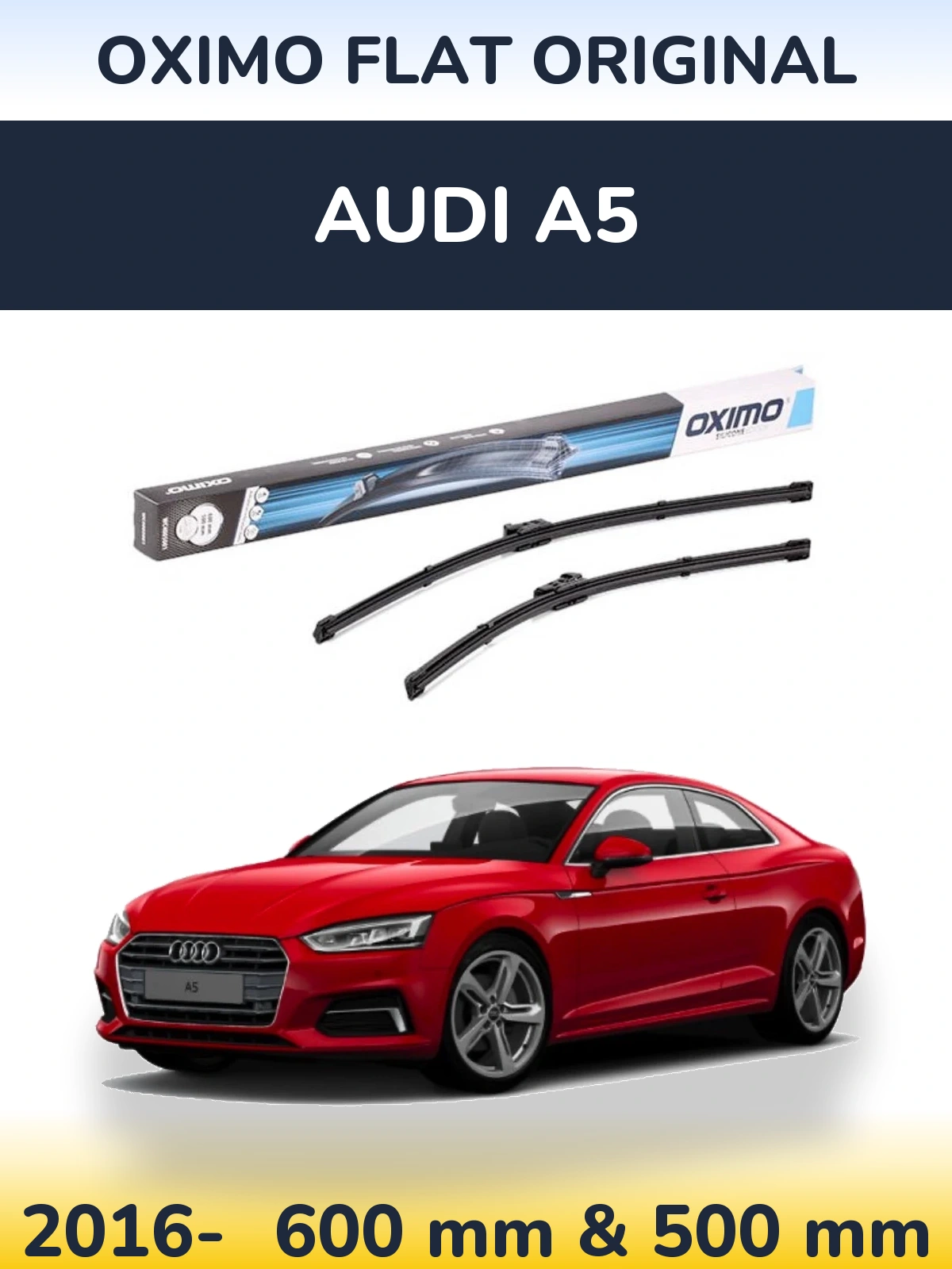 Ștergătoare Oximo Flat Original pentru Audi A5
