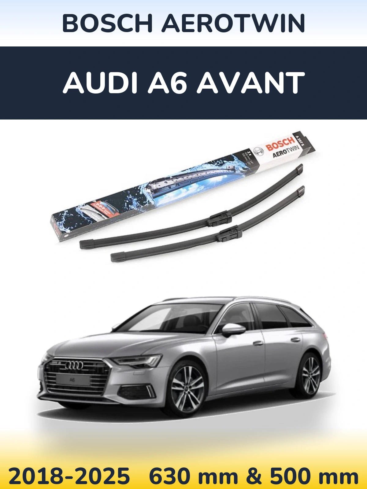 Ștergătoare BOSCH AeroTwin pentru Audi A6 Avant