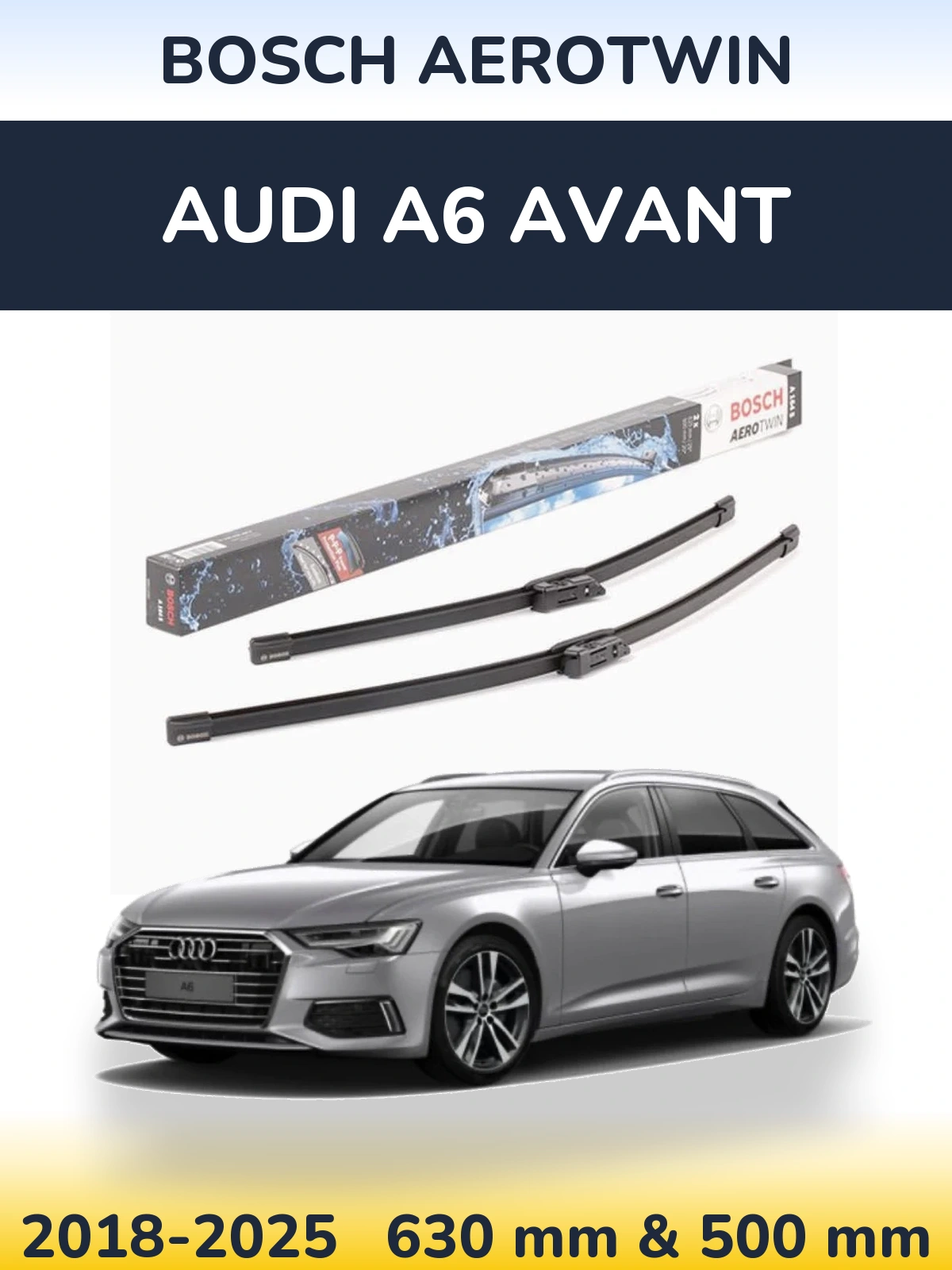 Ștergătoare BOSCH AeroTwin pentru Audi A6 Avant