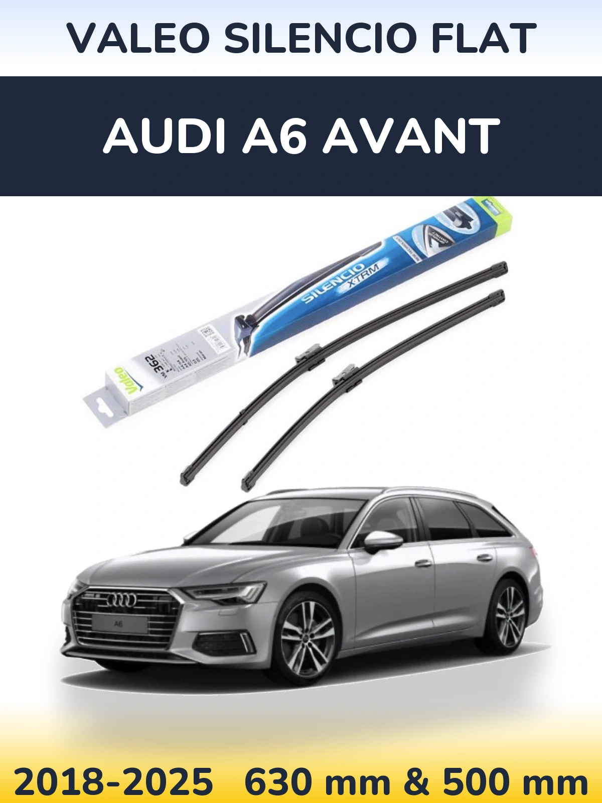 Ștergătoare Valeo Silencio Flat pentru Audi A6 Avant
