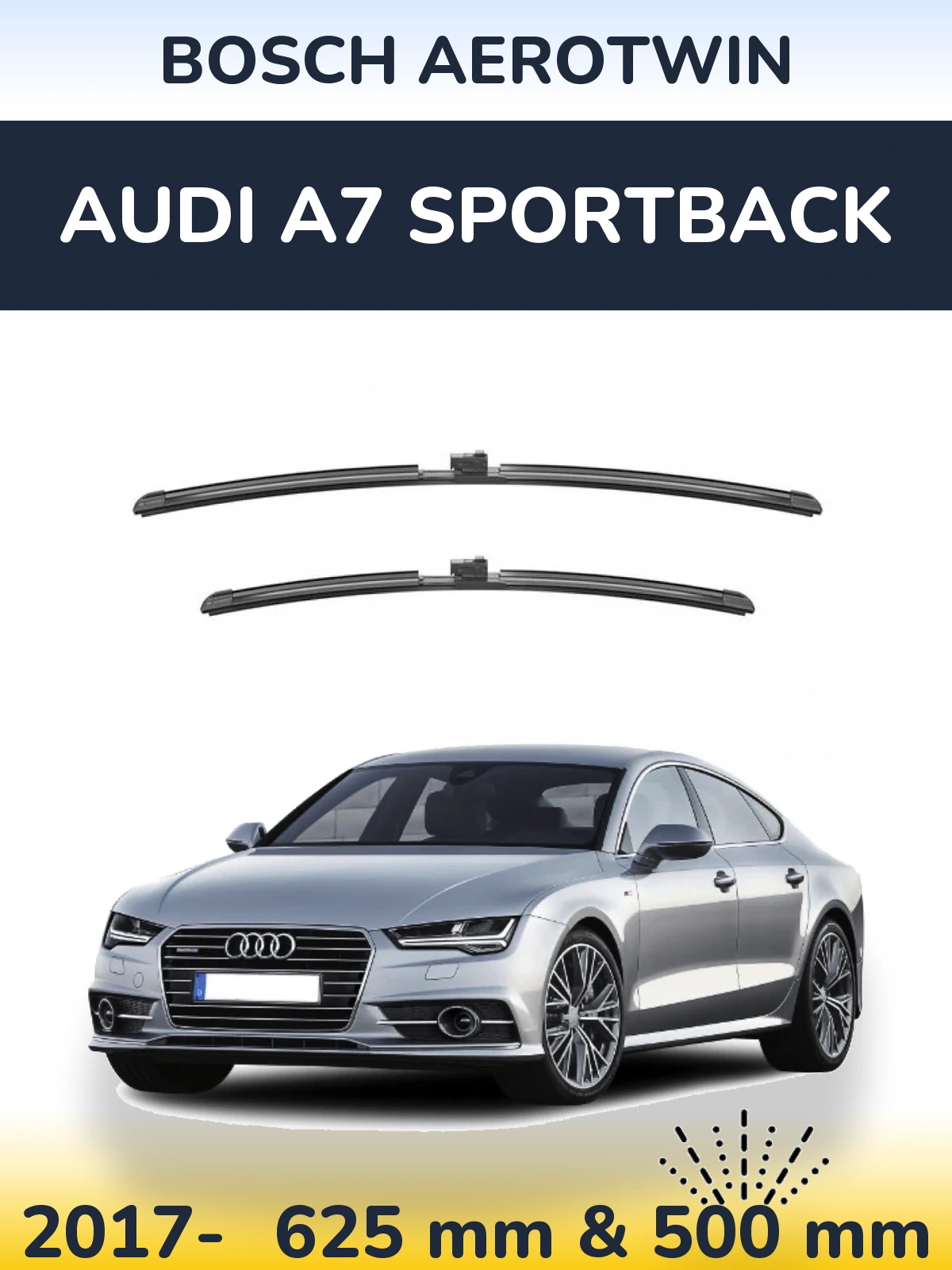 Ștergătoare BOSCH AeroTwin pentru Audi A7 Sportback