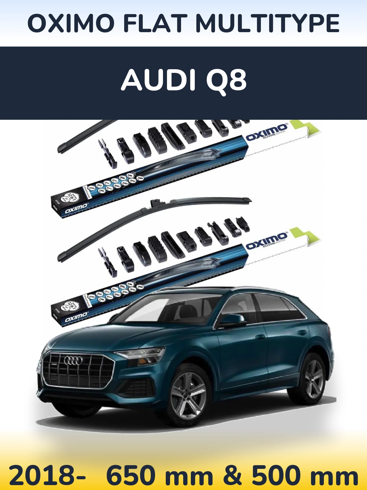 Ștergătoare Oximo Flat MultiTipe pentru Audi Q8
