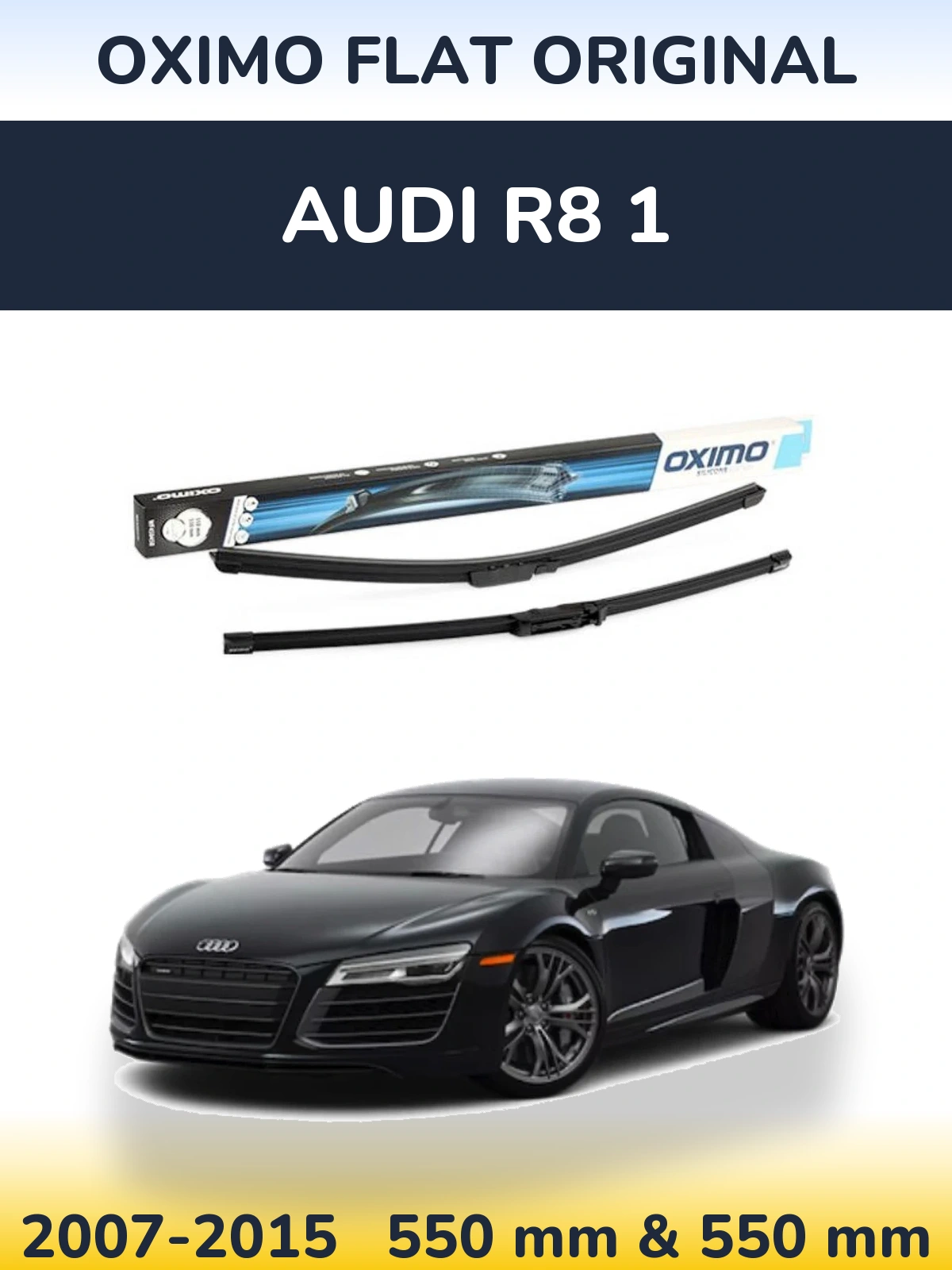 Ștergătoare Oximo Flat Original pentru Audi R8 1