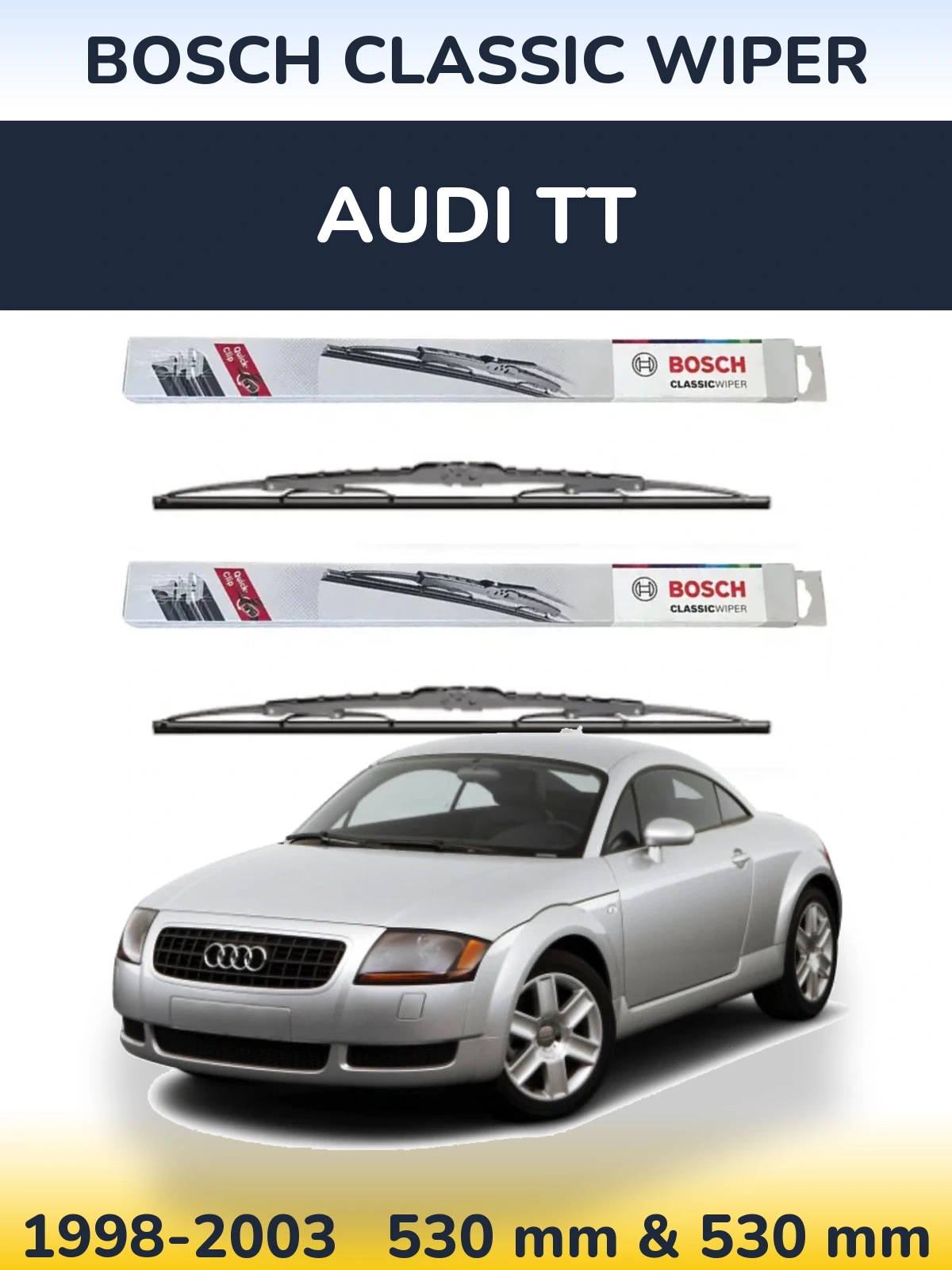 Ștergătoare BOSCH Classic Wiper pentru Audi TT