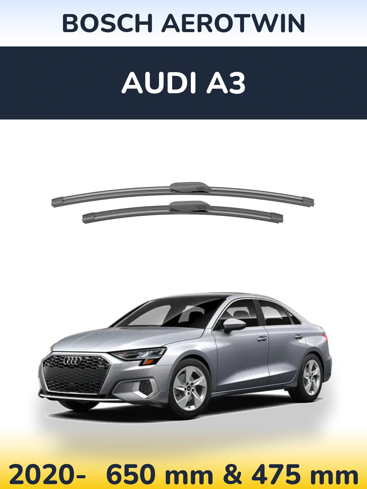 Ștergătoare BOSCH AeroTwin pentru Audi A3