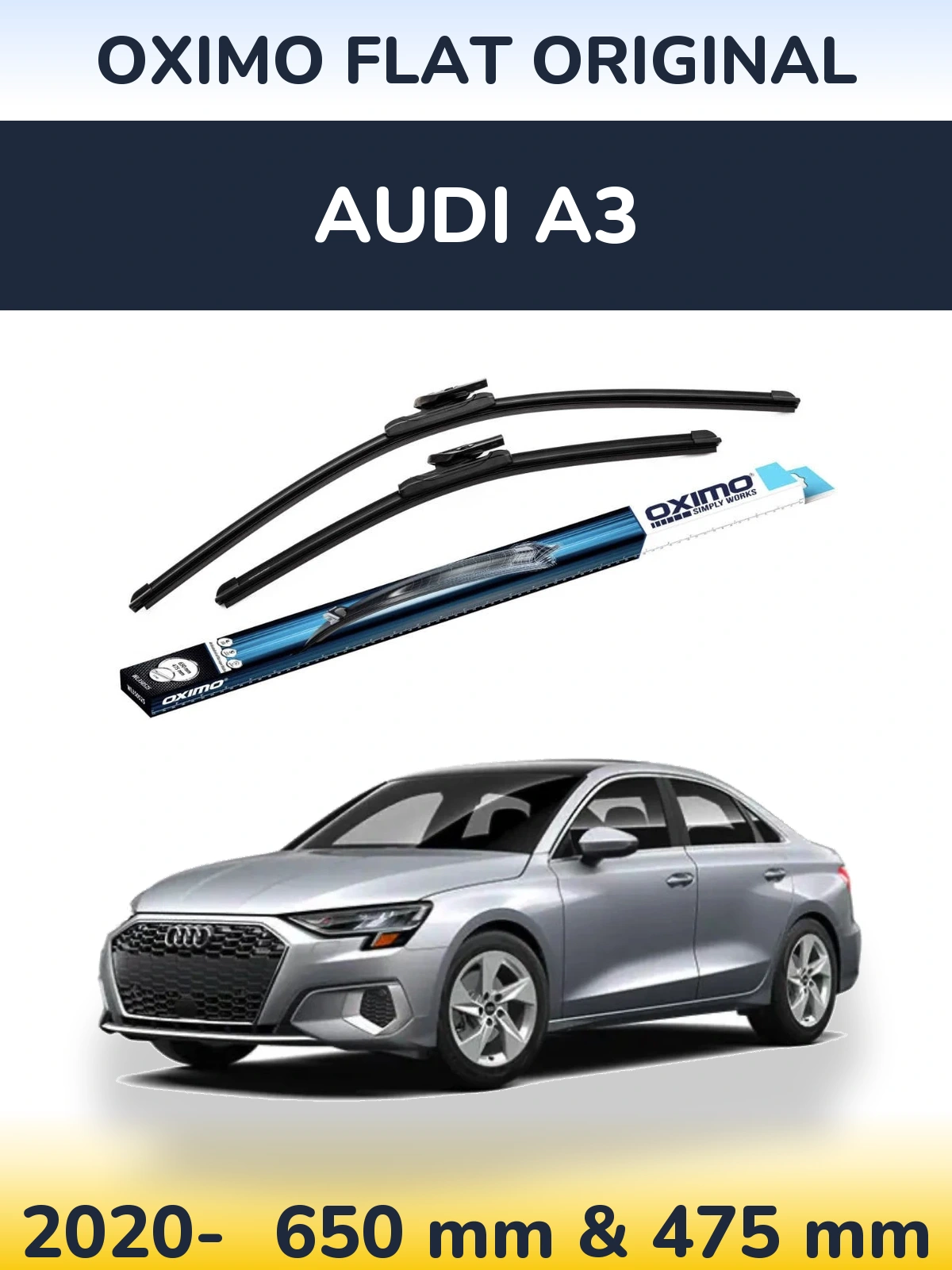 Ștergătoare Oximo Flat Original pentru Audi A3