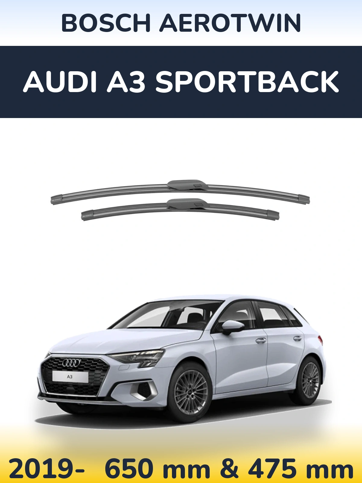 Ștergătoare BOSCH AeroTwin pentru Audi A3 Sportback