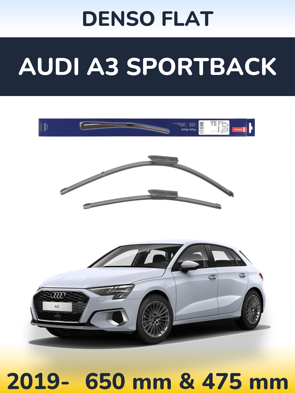 Ștergătoare Denso Flat pentru Audi A3 Sportback