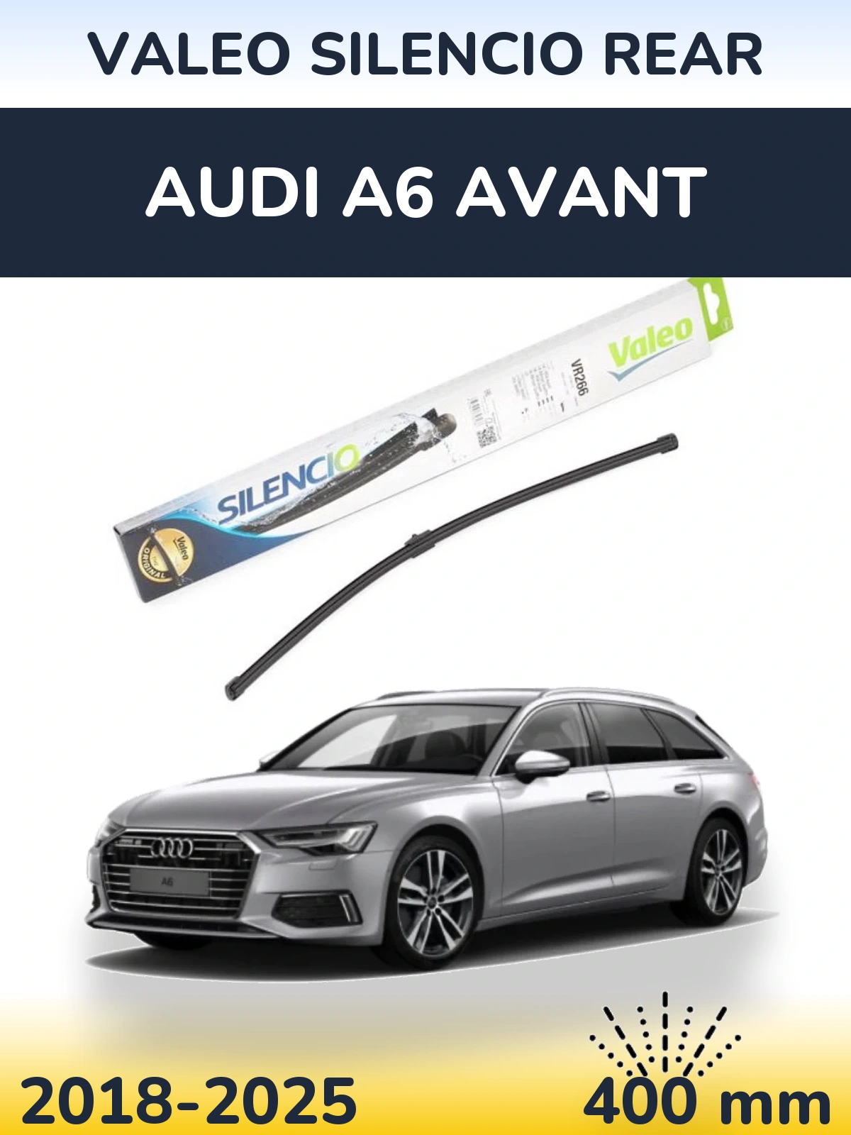 Ștergătoare Valeo Silencio Rear pentru Audi A6 Avant