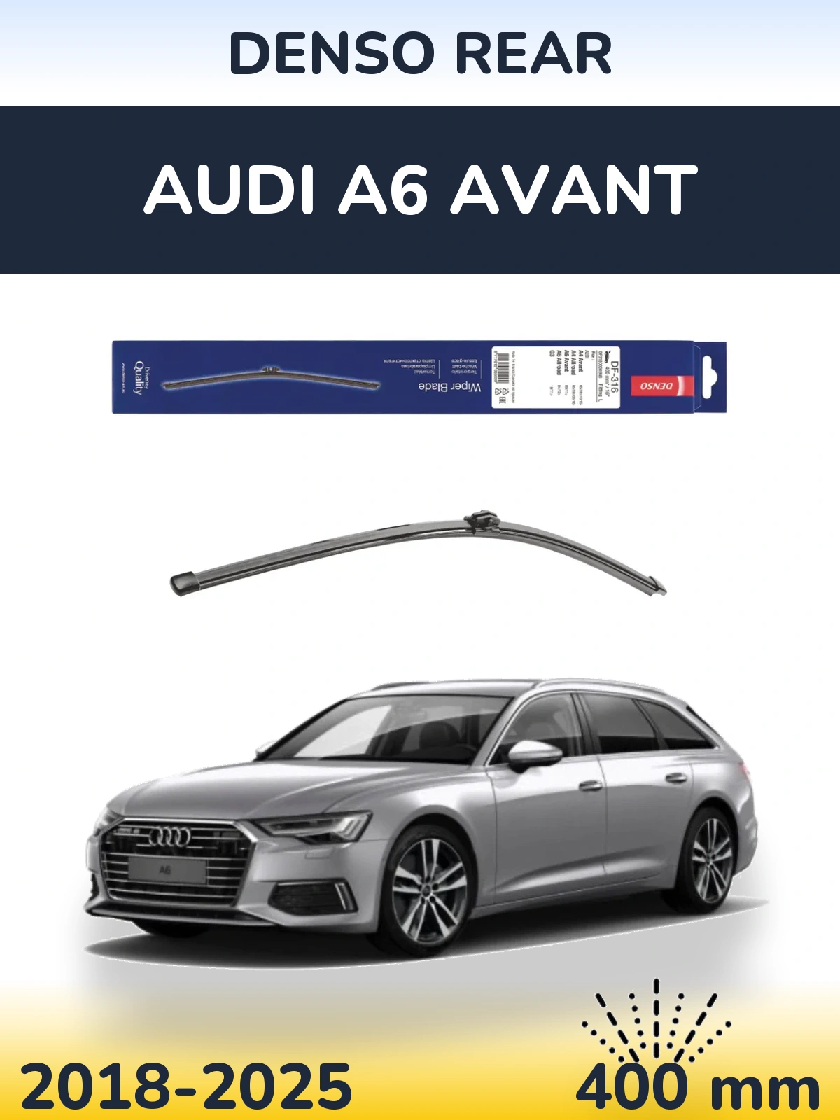 Ștergătoare Denso Rear pentru Audi A6 Avant