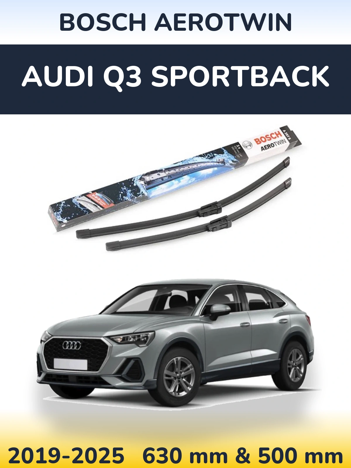 Ștergătoare BOSCH AeroTwin pentru Audi Q3 Sportback