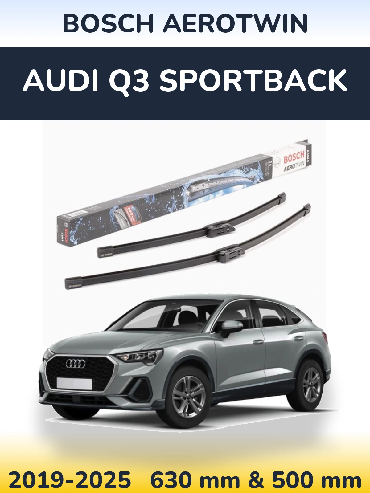 Ștergătoare BOSCH AeroTwin pentru Audi Q3 Sportback