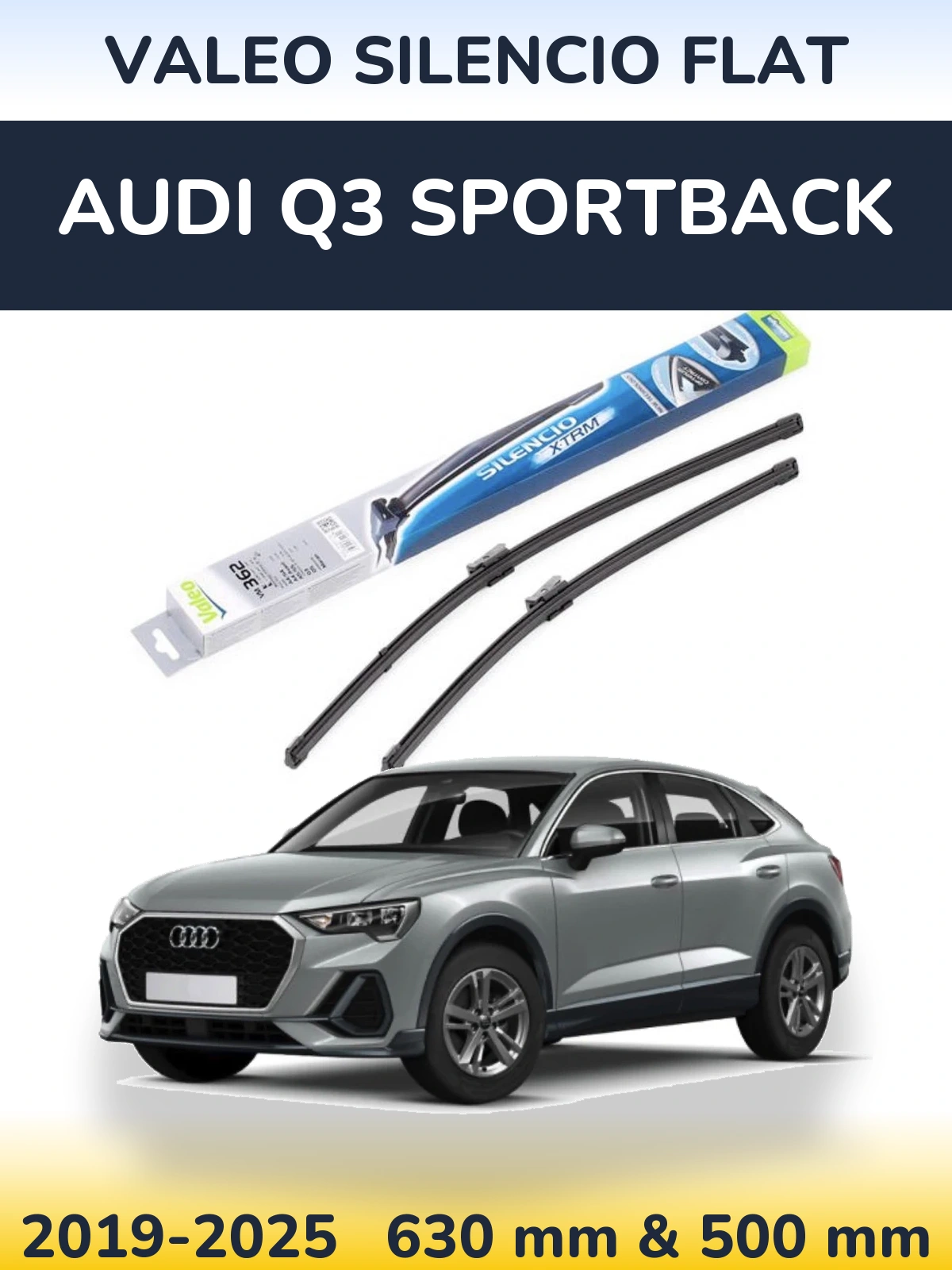 Ștergătoare Valeo Silencio Flat pentru Audi Q3 Sportback