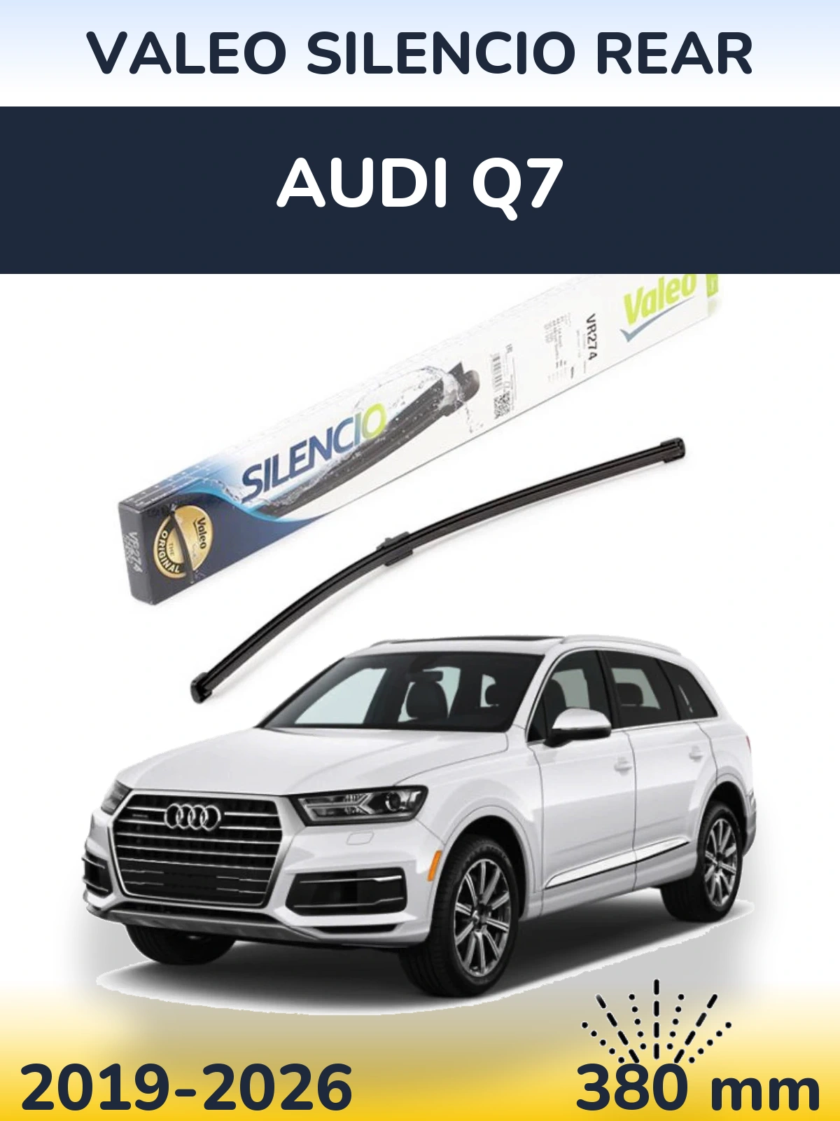 Ștergătoare Valeo Silencio Rear pentru Audi Q7