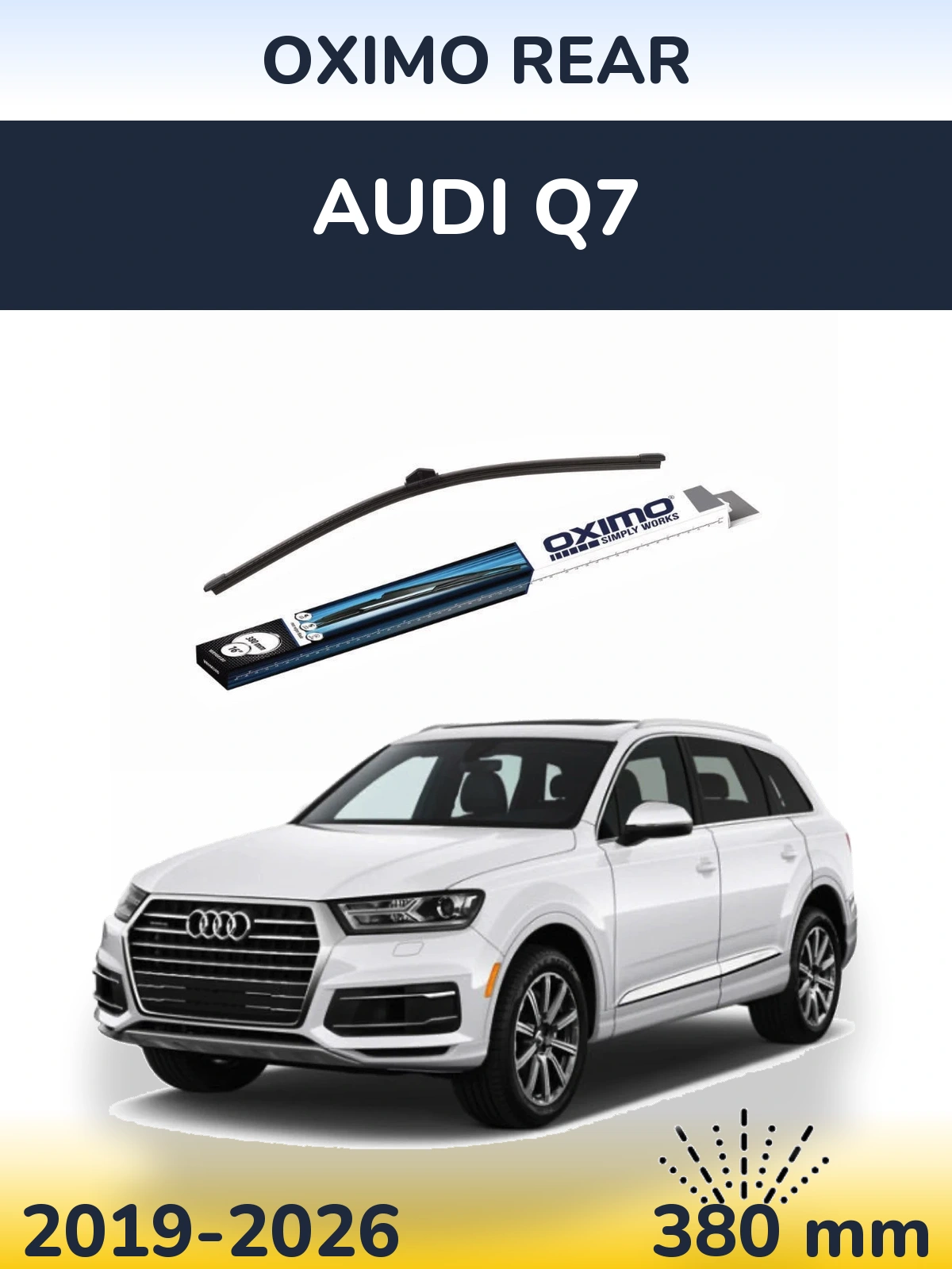 Ștergătoare Oximo Rear pentru Audi Q7