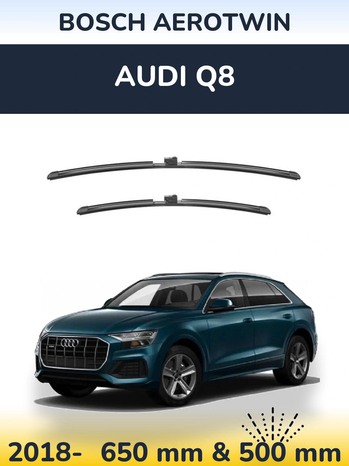 Ștergătoare BOSCH AeroTwin pentru Audi Q8
