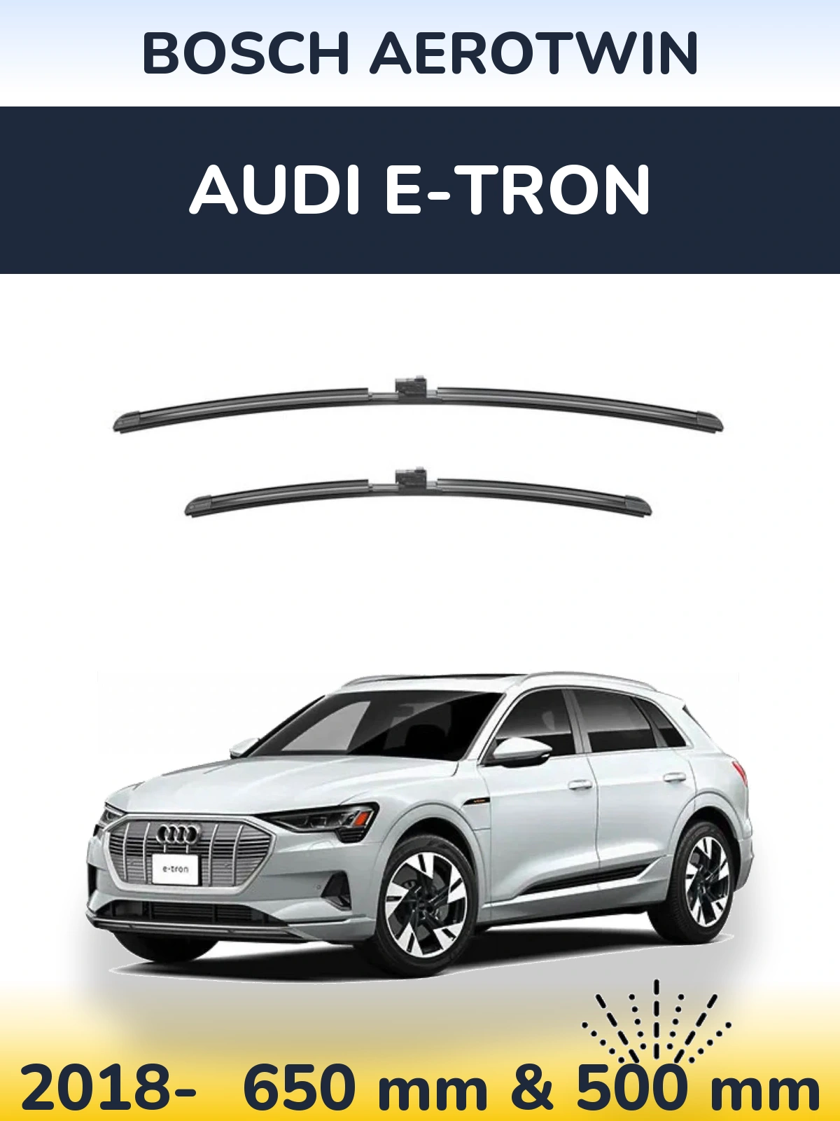 Ștergătoare BOSCH AeroTwin pentru Audi e-tron