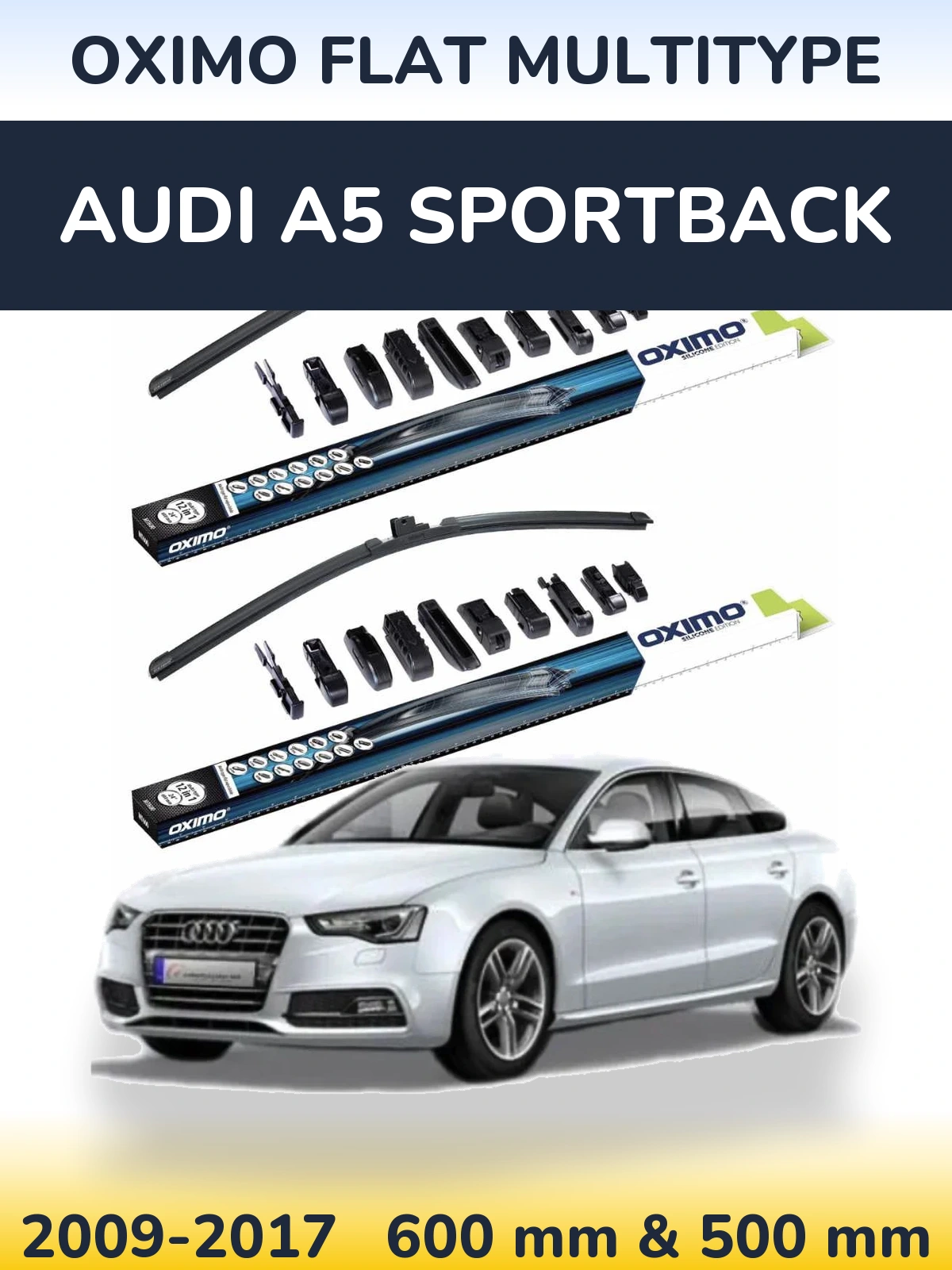 Ștergătoare Oximo Flat MultiTipe pentru Audi A5 Sportback