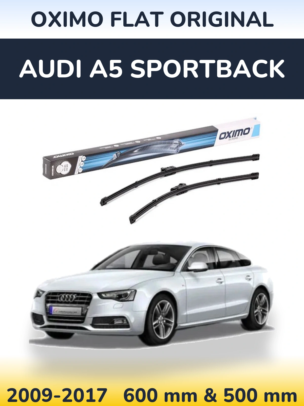 Ștergătoare Oximo Flat Original pentru Audi A5 Sportback