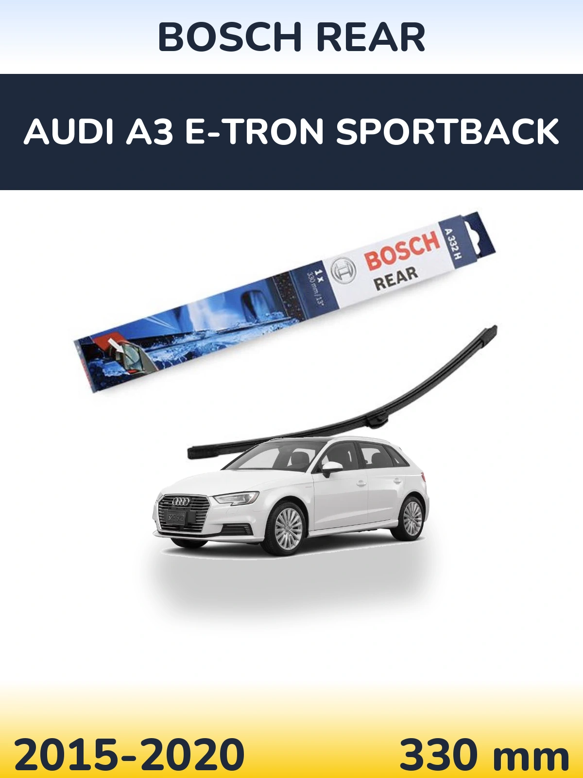 Ștergătoare BOSCH Rear pentru Audi A3 e-tron Sportback