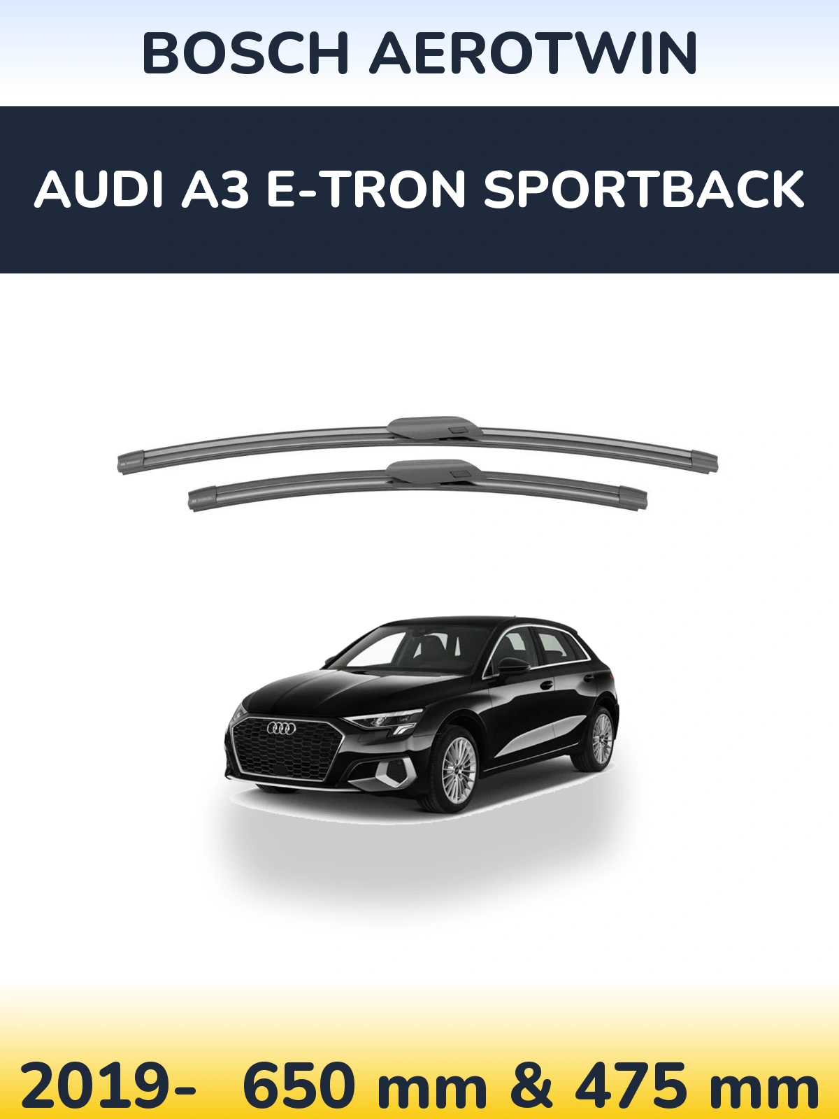 Ștergătoare BOSCH AeroTwin pentru Audi A3 e-tron Sportback