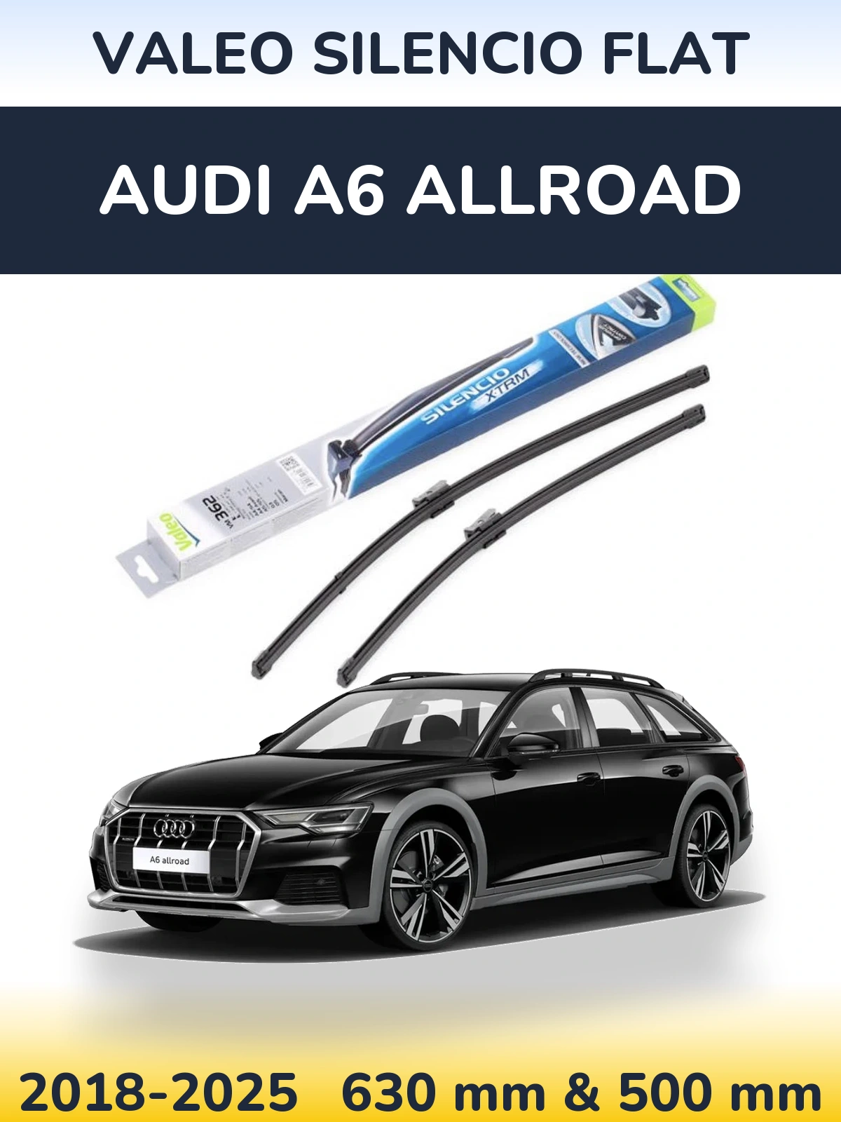 Ștergătoare Valeo Silencio Flat pentru Audi A6 Allroad