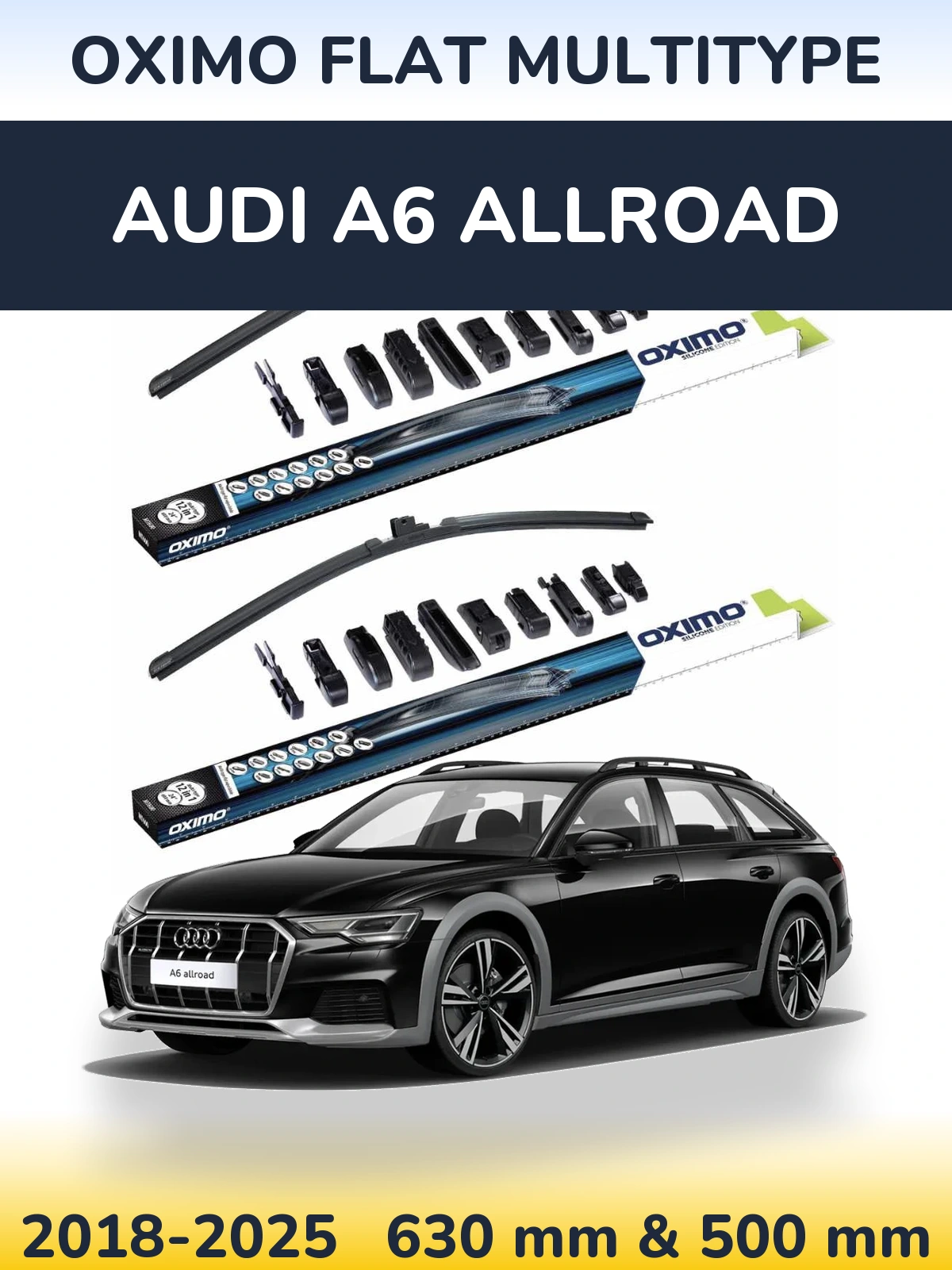 Ștergătoare Oximo Flat MultiTipe pentru Audi A6 Allroad