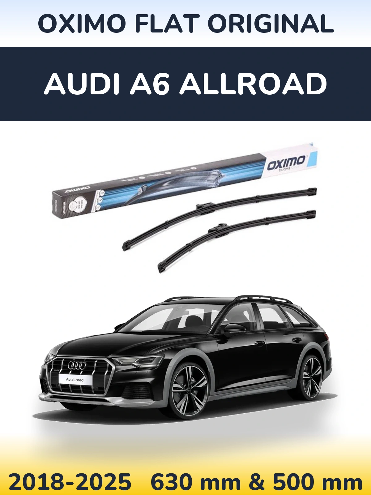 Ștergătoare Oximo Flat Original pentru Audi A6 Allroad