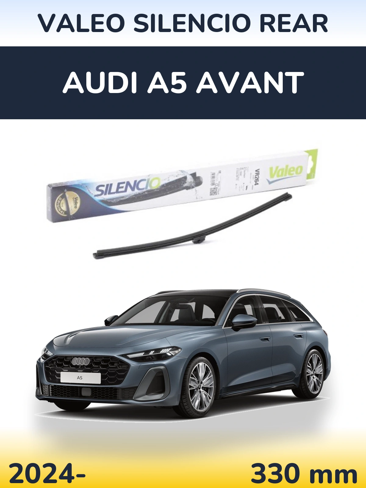 Ștergătoare Valeo Silencio Rear pentru Audi A5 Avant