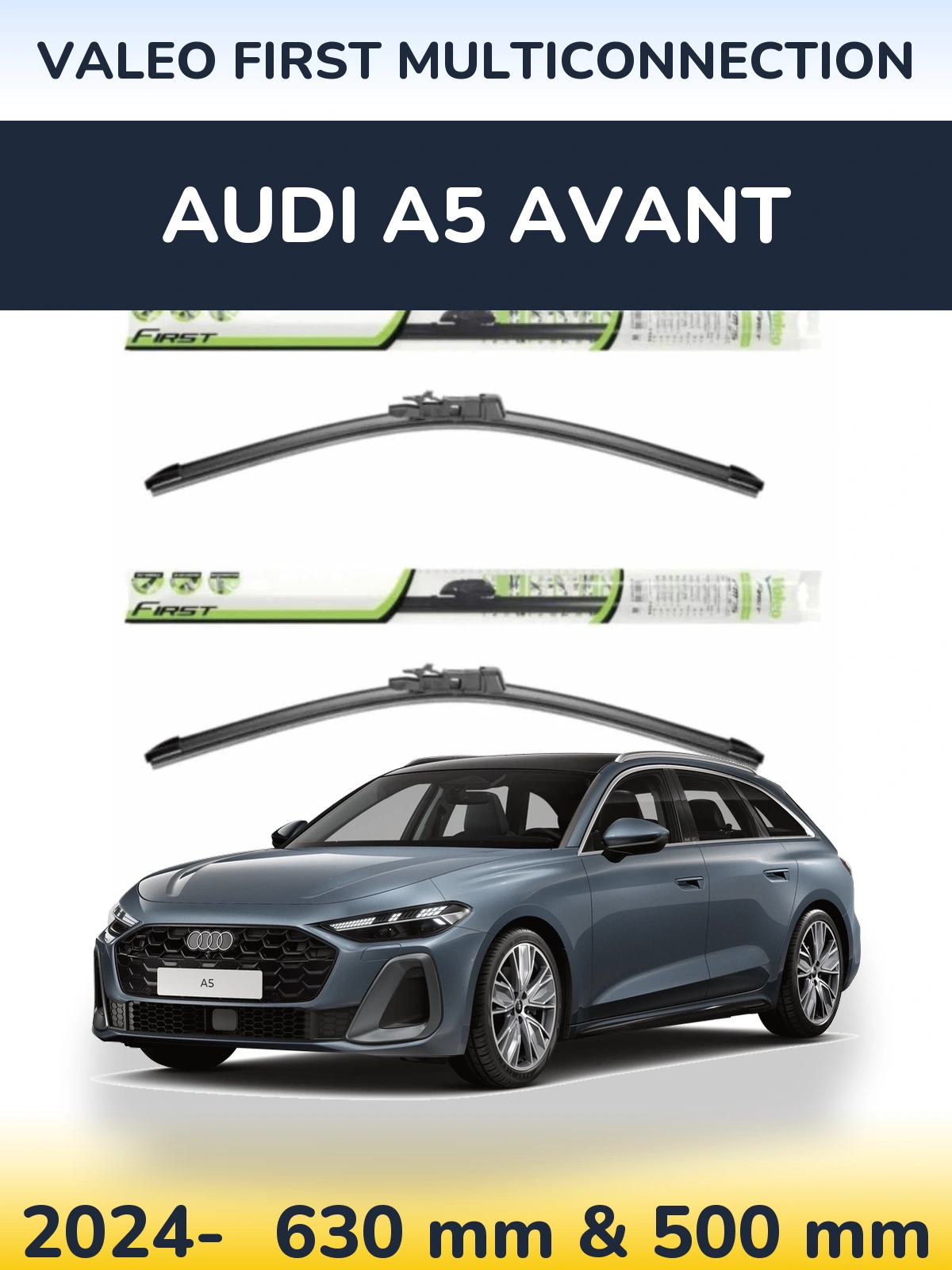 Ștergătoare Valeo First MultiConnection pentru Audi A5 Avant