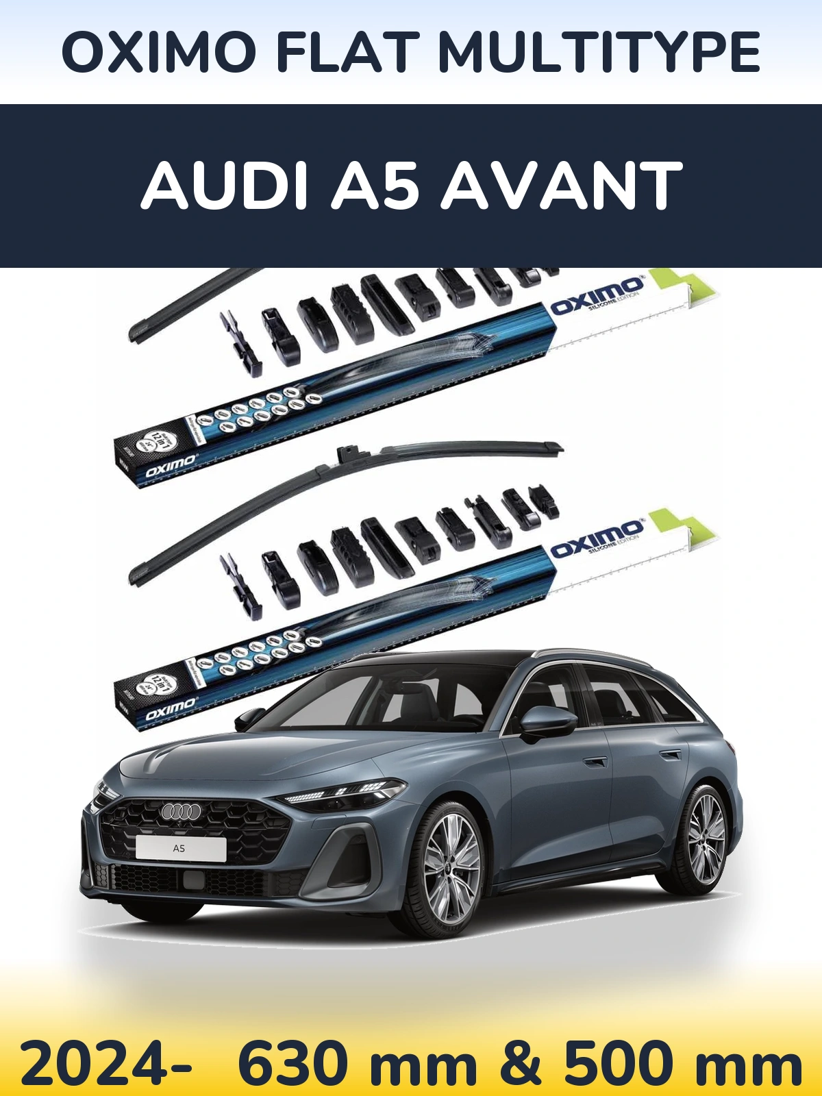 Ștergătoare Oximo Flat MultiTipe pentru Audi A5 Avant