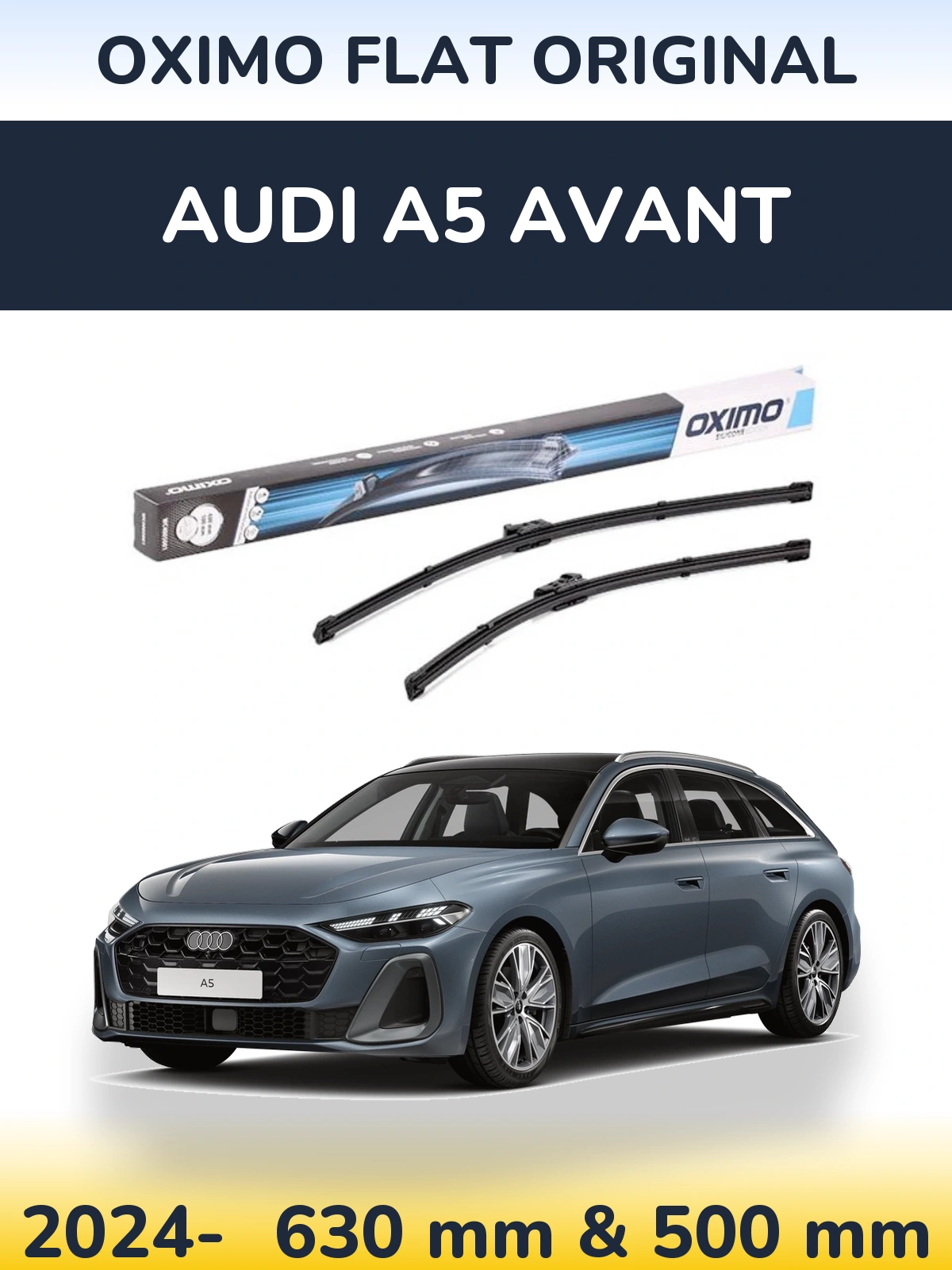 Ștergătoare Oximo Flat Original pentru Audi A5 Avant